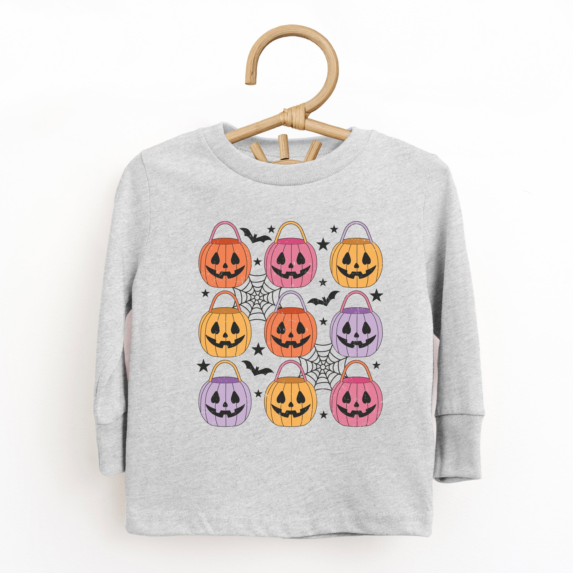 Pumpkin Basket Chart - Toddler Long Sleeve Graphic Tee and Youth Long Sleeve Graphic T-Shirt