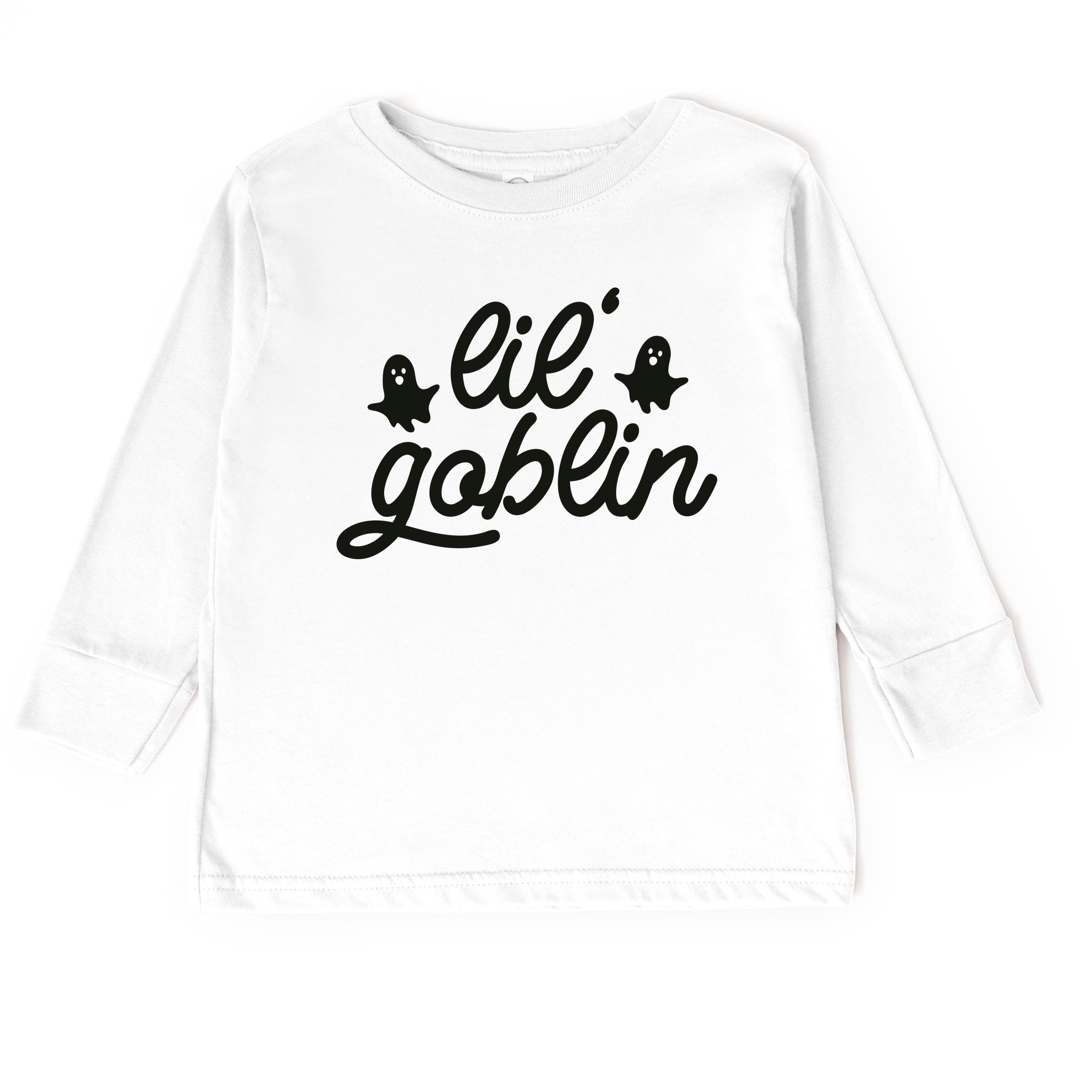 Lil' Goblin Ghosts - Toddler Long Sleeve Graphic Tee and Youth Long Sleeve Graphic T-Shirt