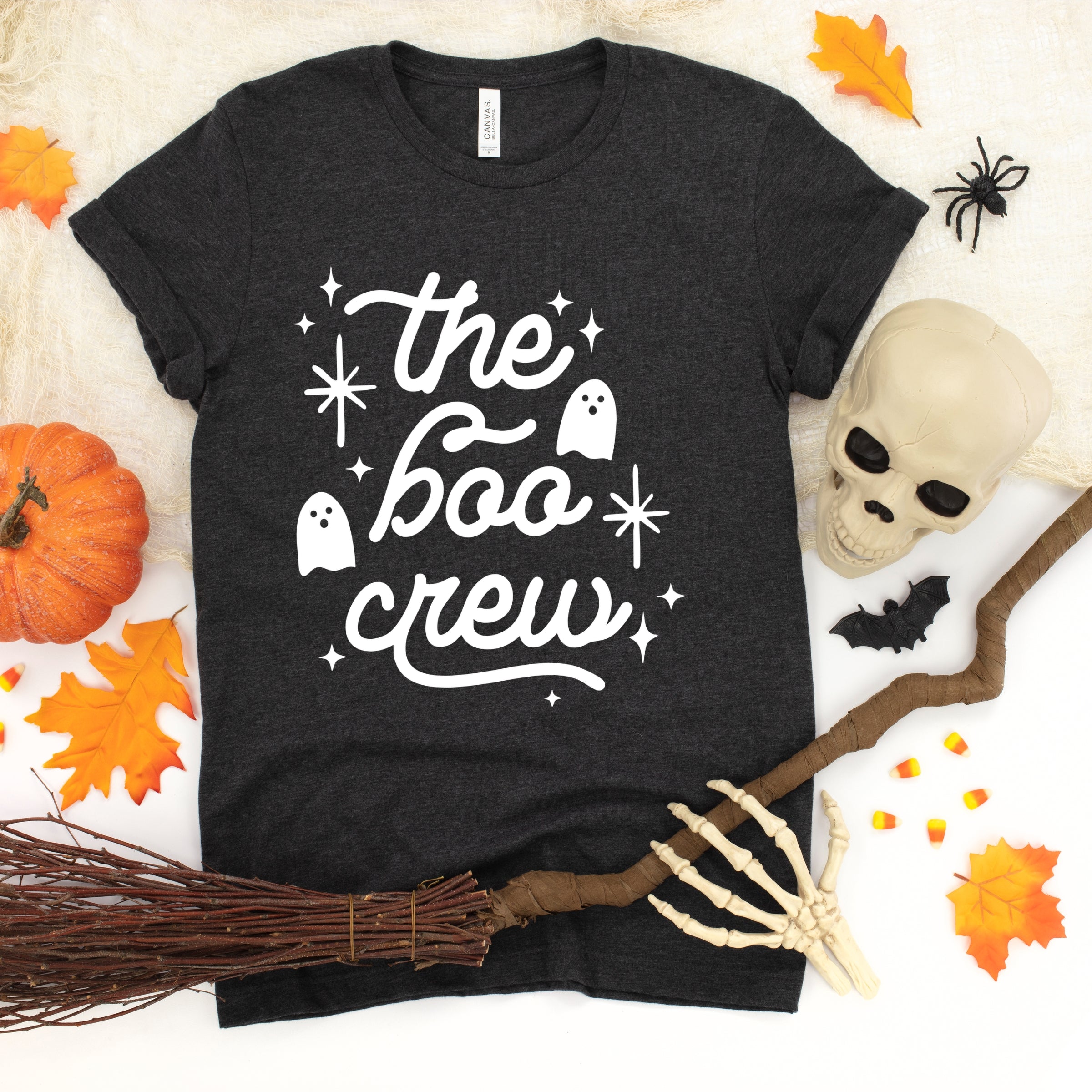 The Boo Crew Ghosts - Youth Short Sleeve Graphic T-Shirt and Toddler Short Sleeve Graphic T-Shirt