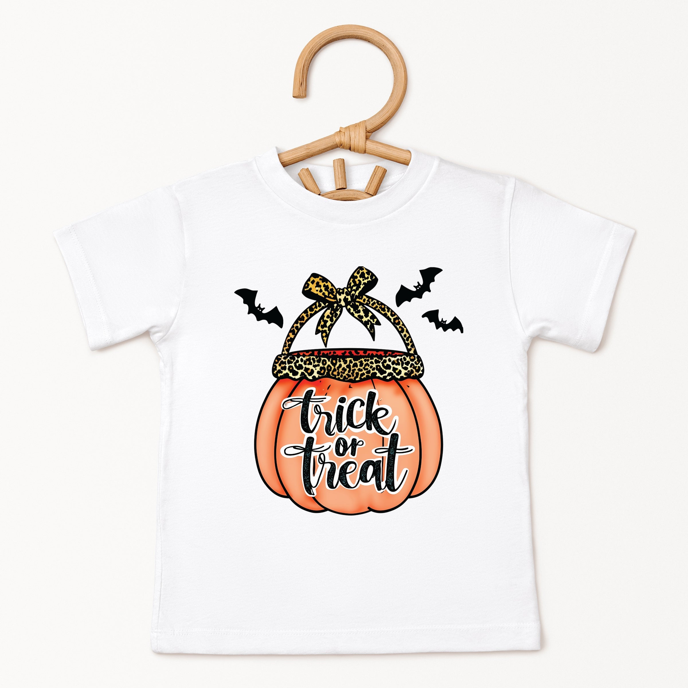 Trick of Treat Pumpkin - Youth Short Sleeve Graphic T-Shirt and Toddler Short Sleeve Graphic T-Shirt