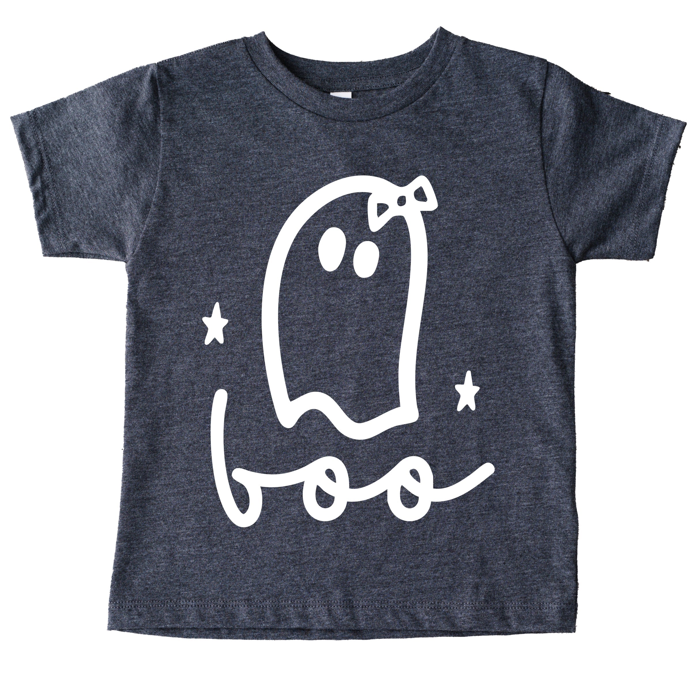 Boo Ghost Bow - Youth Short Sleeve Graphic T-Shirt and Toddler Short Sleeve Graphic T-Shirt