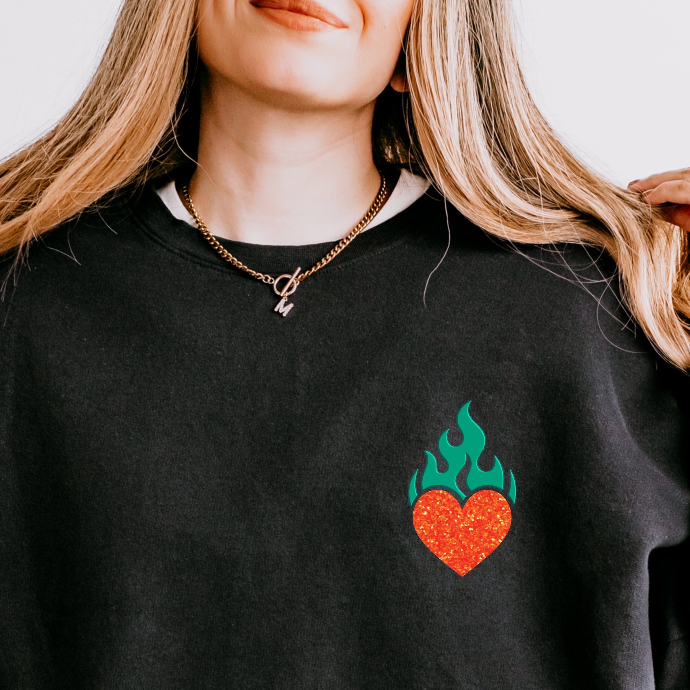 That's Show Business Puff/Glitter - Womens Lightweight Garment Dyed Sweatshirt