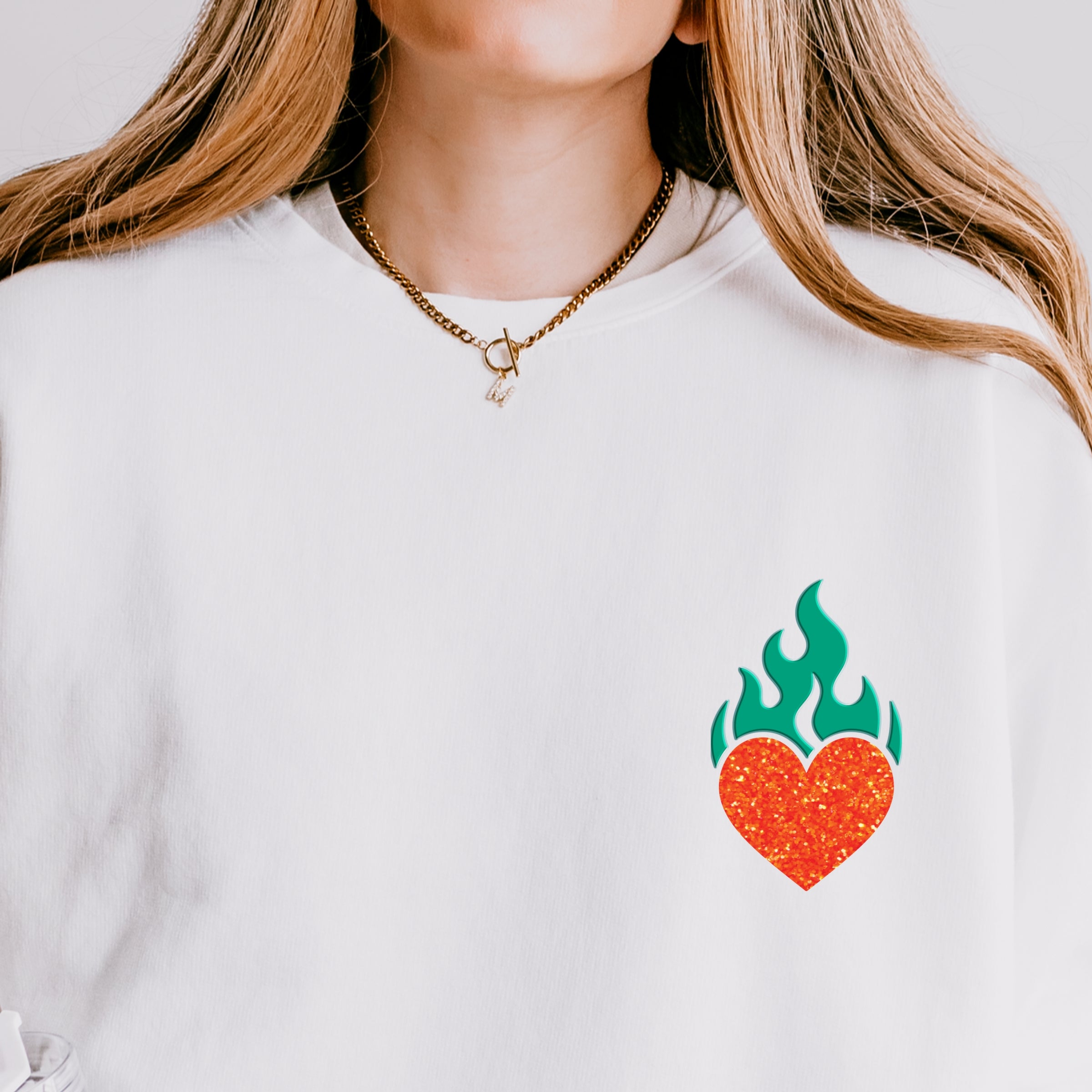 That's Show Business Puff/Glitter - Womens Lightweight Garment Dyed Sweatshirt