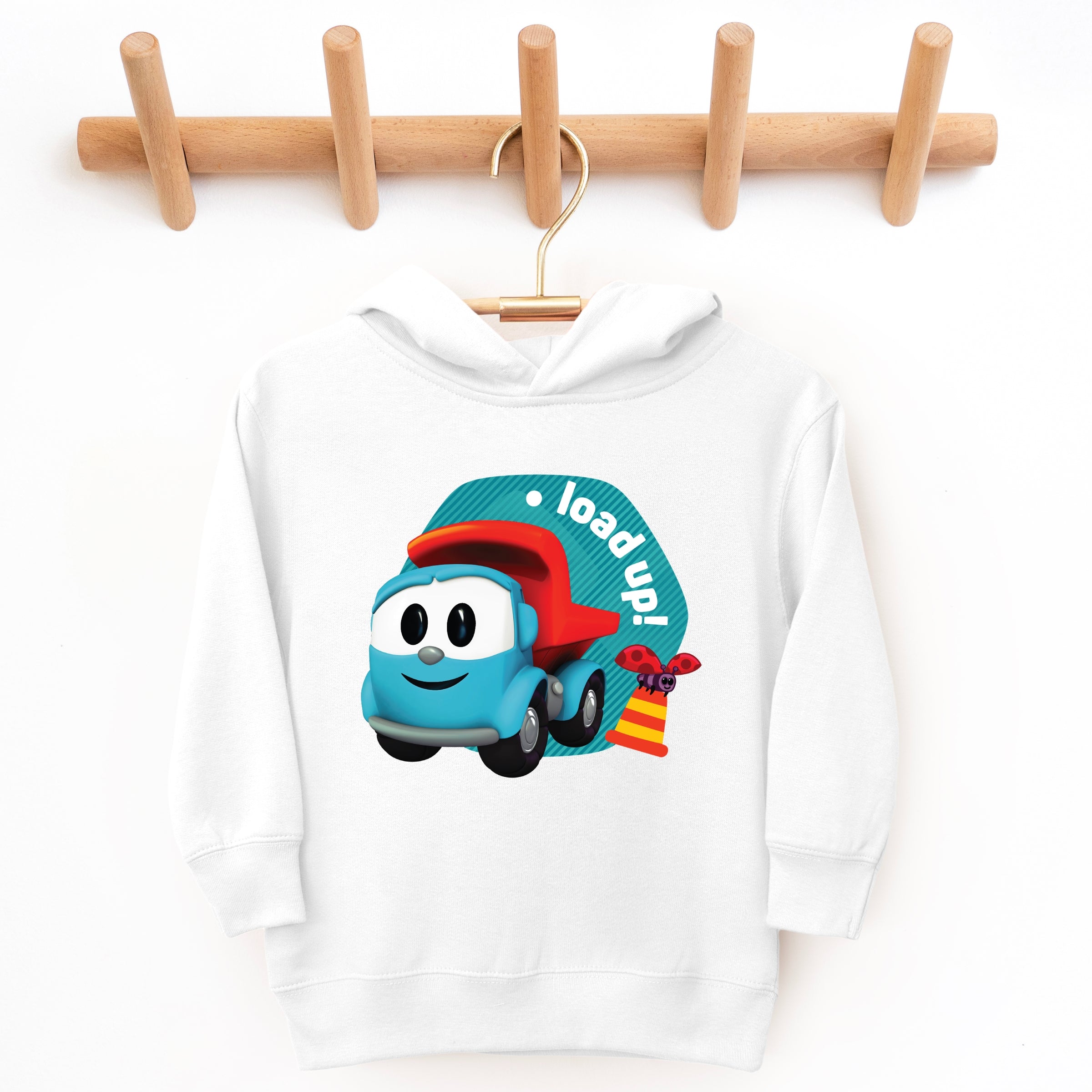 Leo the Truck Load Up! - Toddler Hoodie
