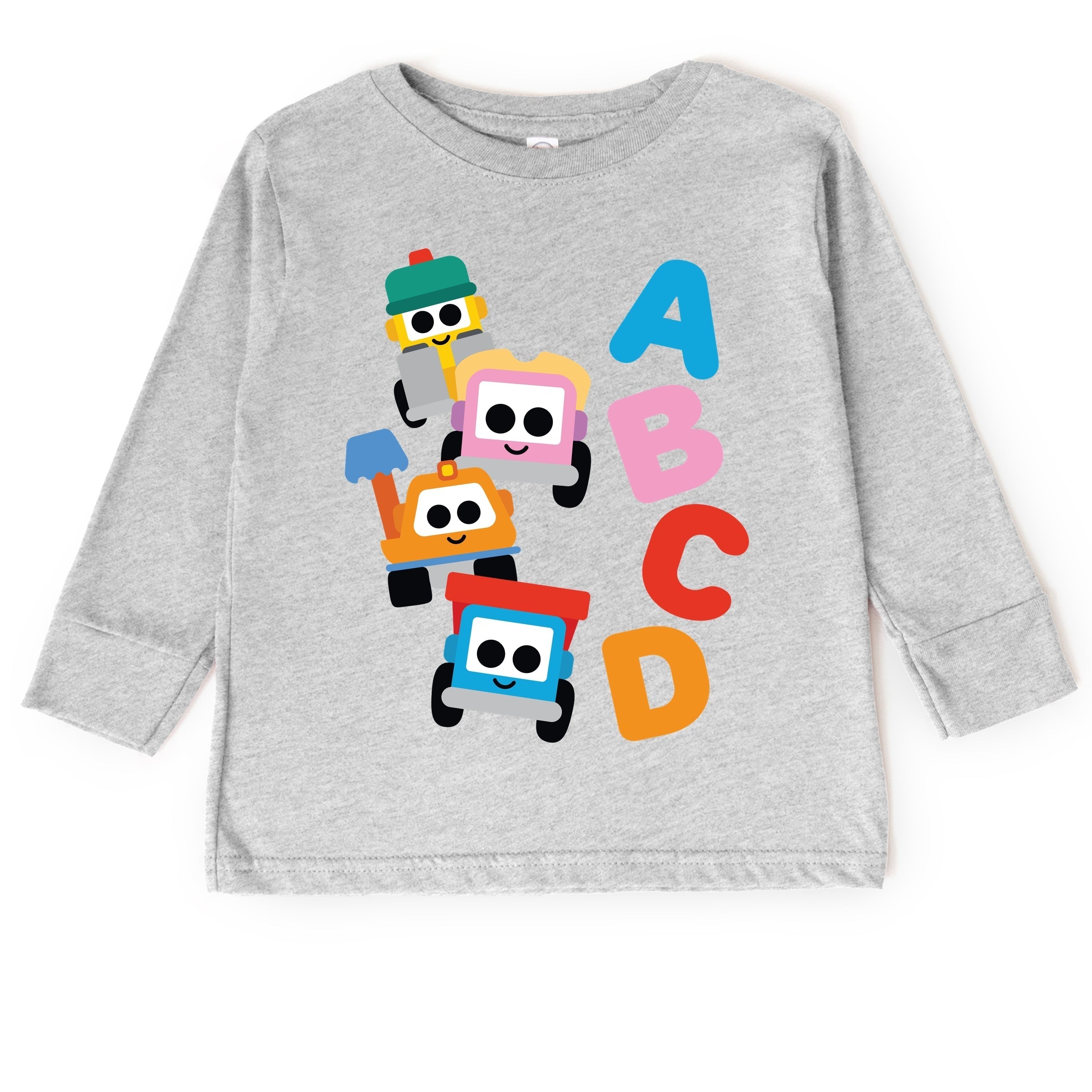 Leo the Truck Alphabet - Toddler Long Sleeve Graphic Tee