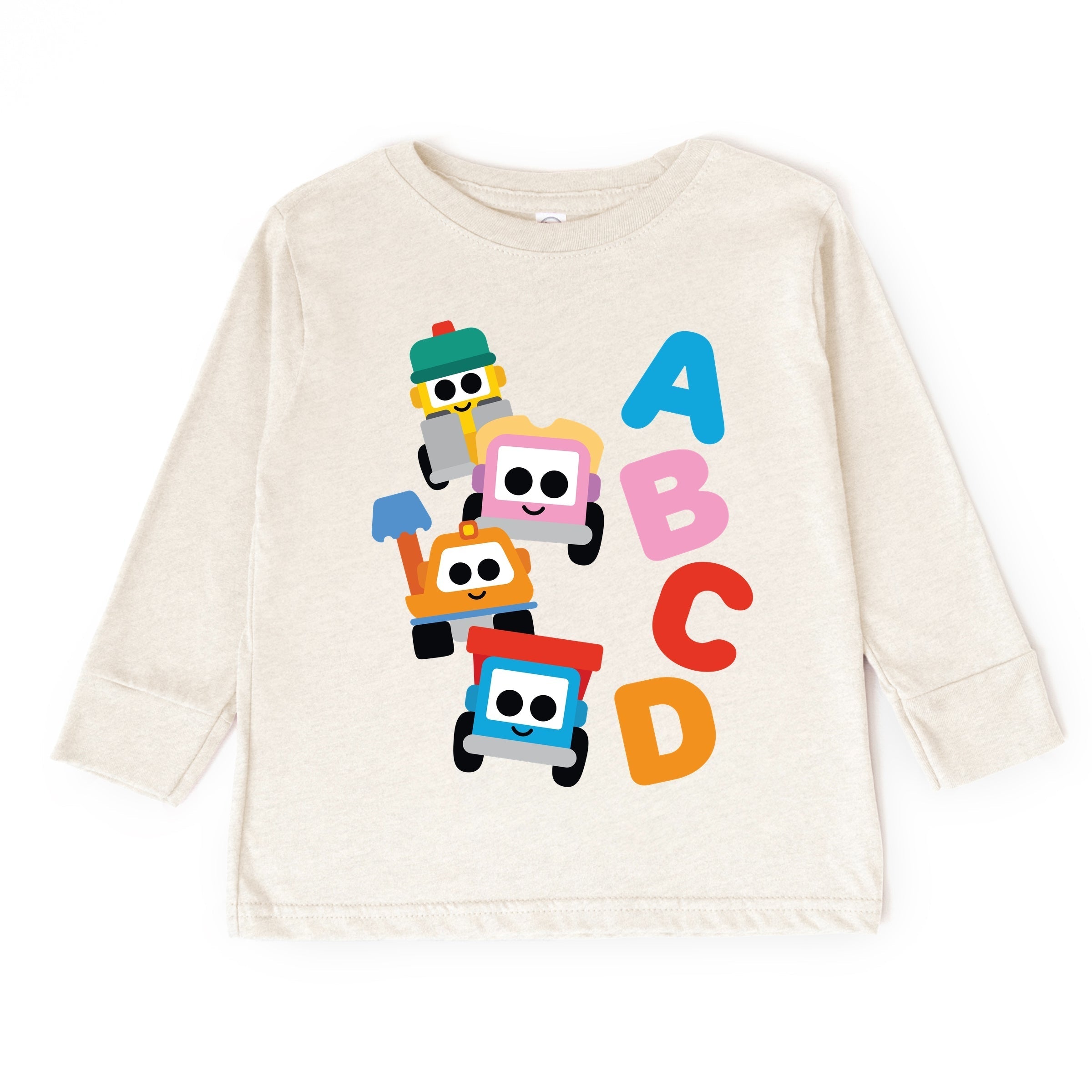 Leo the Truck Alphabet - Toddler Long Sleeve Graphic Tee