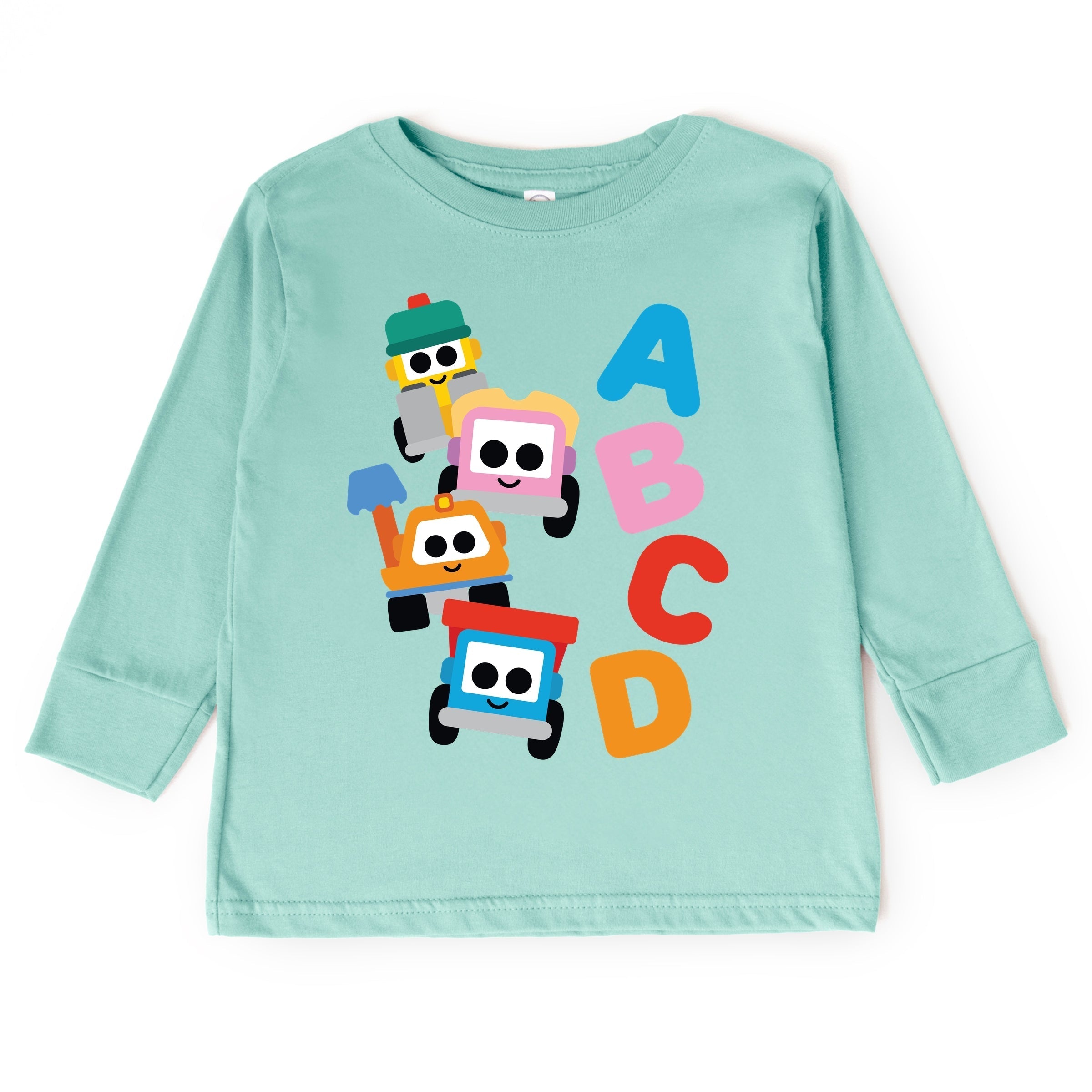 Leo the Truck Alphabet - Toddler Long Sleeve Graphic Tee