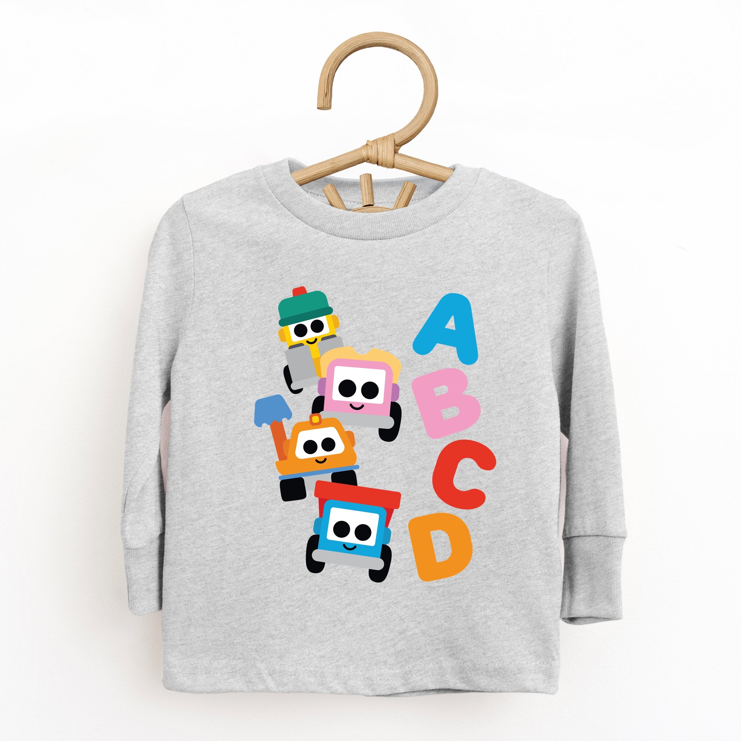 Leo the Truck Alphabet - Toddler Long Sleeve Graphic Tee