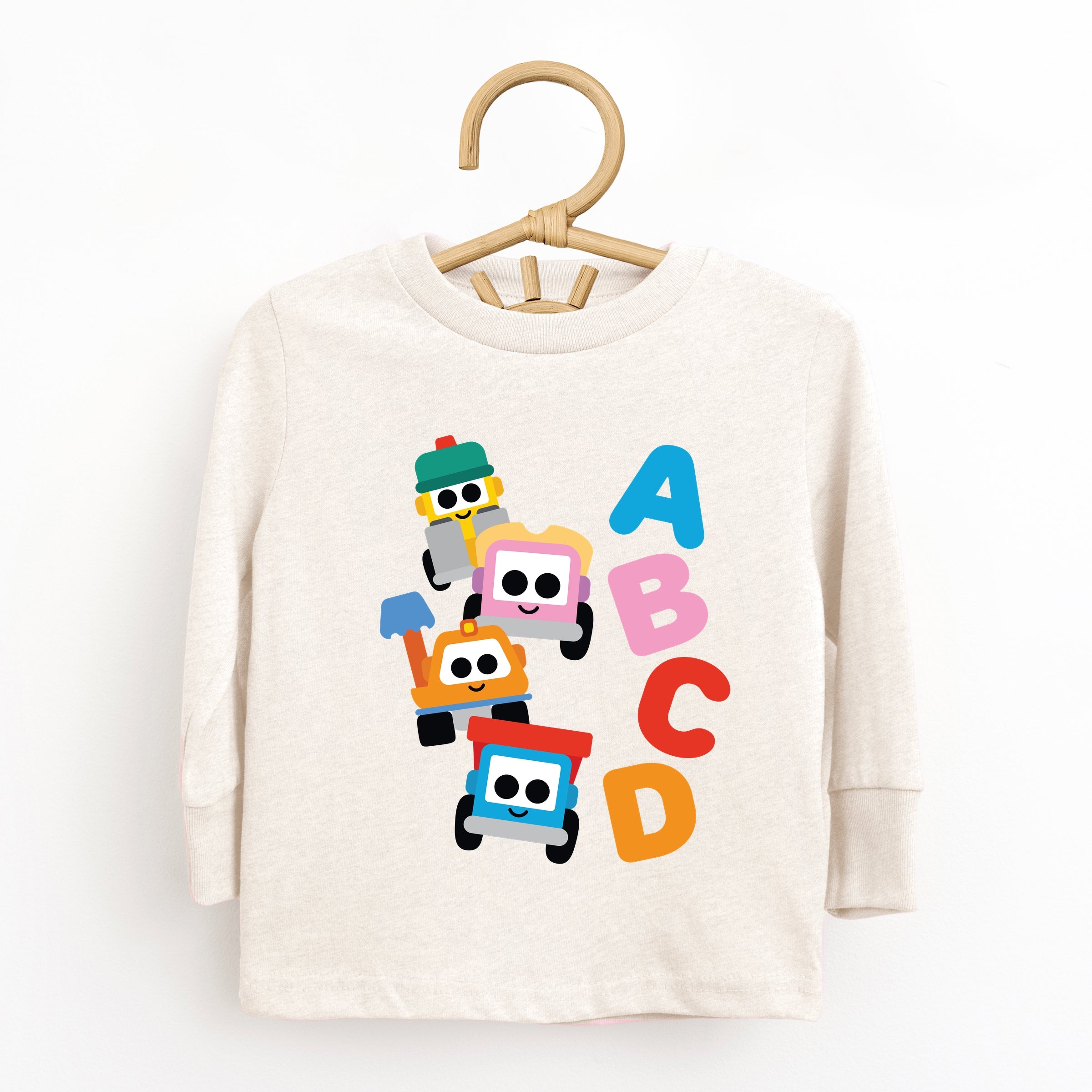 Leo the Truck Alphabet - Toddler Long Sleeve Graphic Tee