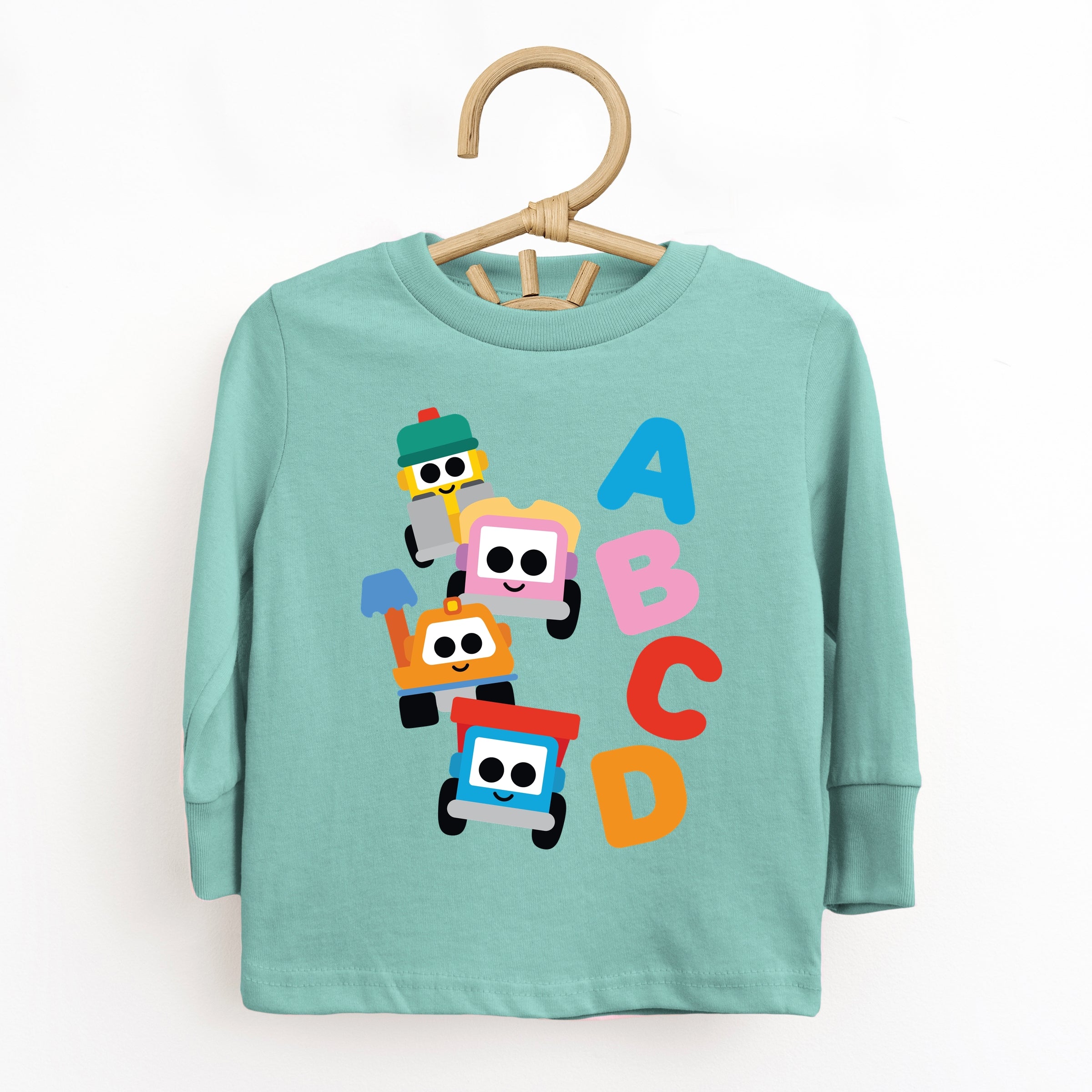 Leo the Truck Alphabet - Toddler Long Sleeve Graphic Tee