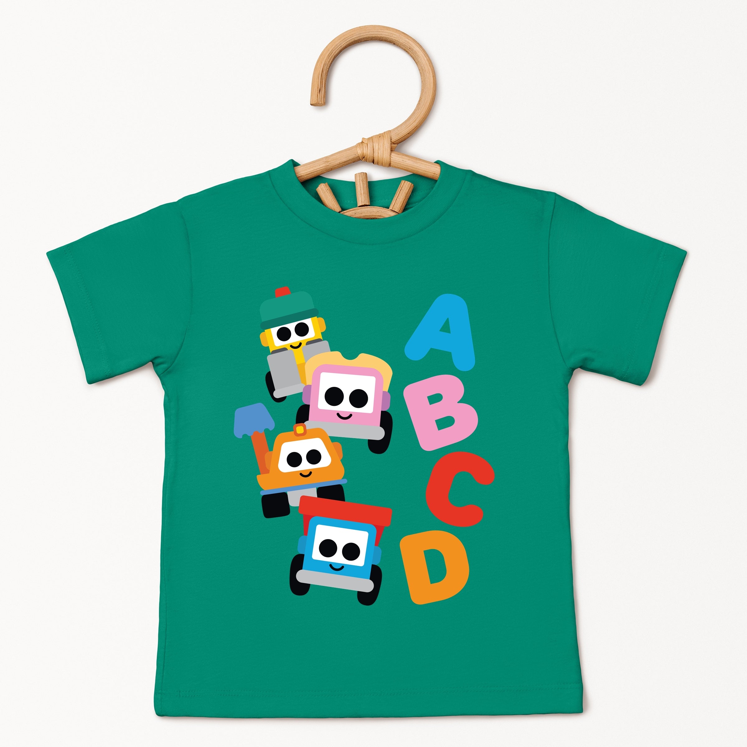 Leo the Truck Alphabet - Toddler Short Sleeve Graphic T-Shirt
