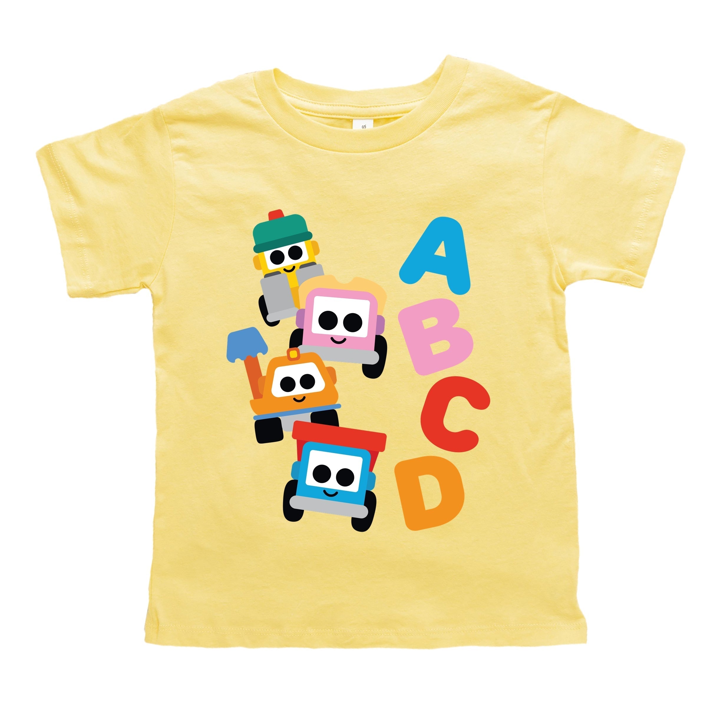 Leo the Truck Alphabet - Toddler Short Sleeve Graphic T-Shirt