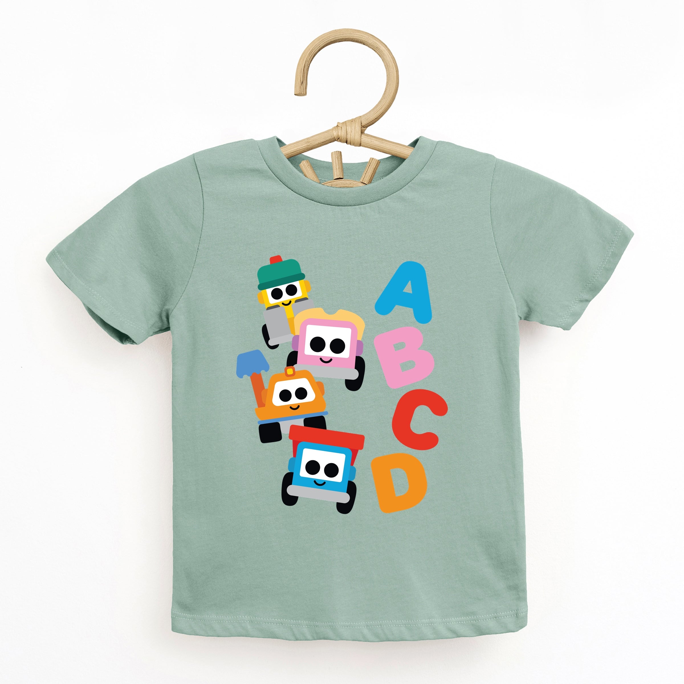 Leo the Truck Alphabet - Toddler Short Sleeve Graphic T-Shirt