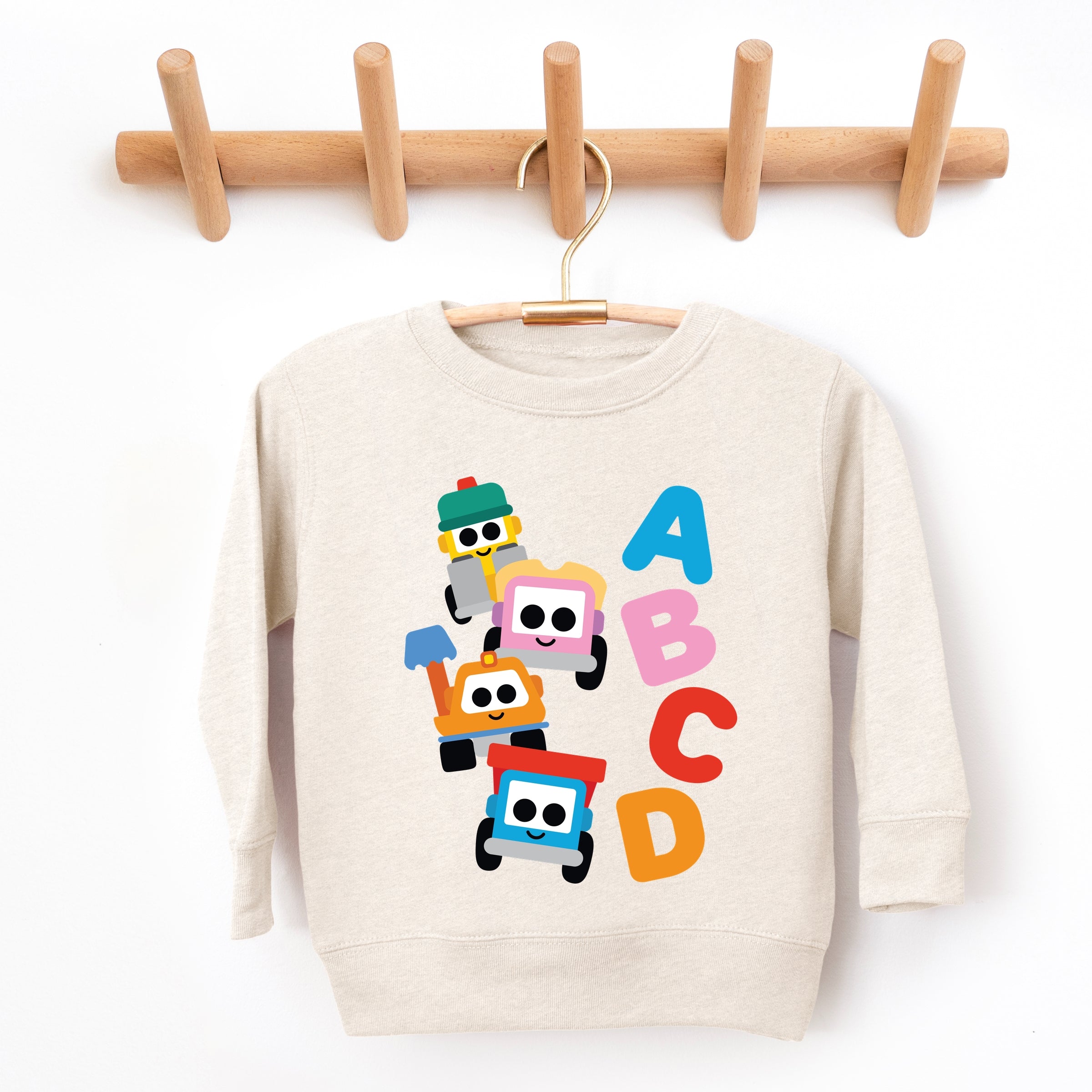 Leo the Truck Alphabet - Toddler Graphic Sweatshirt