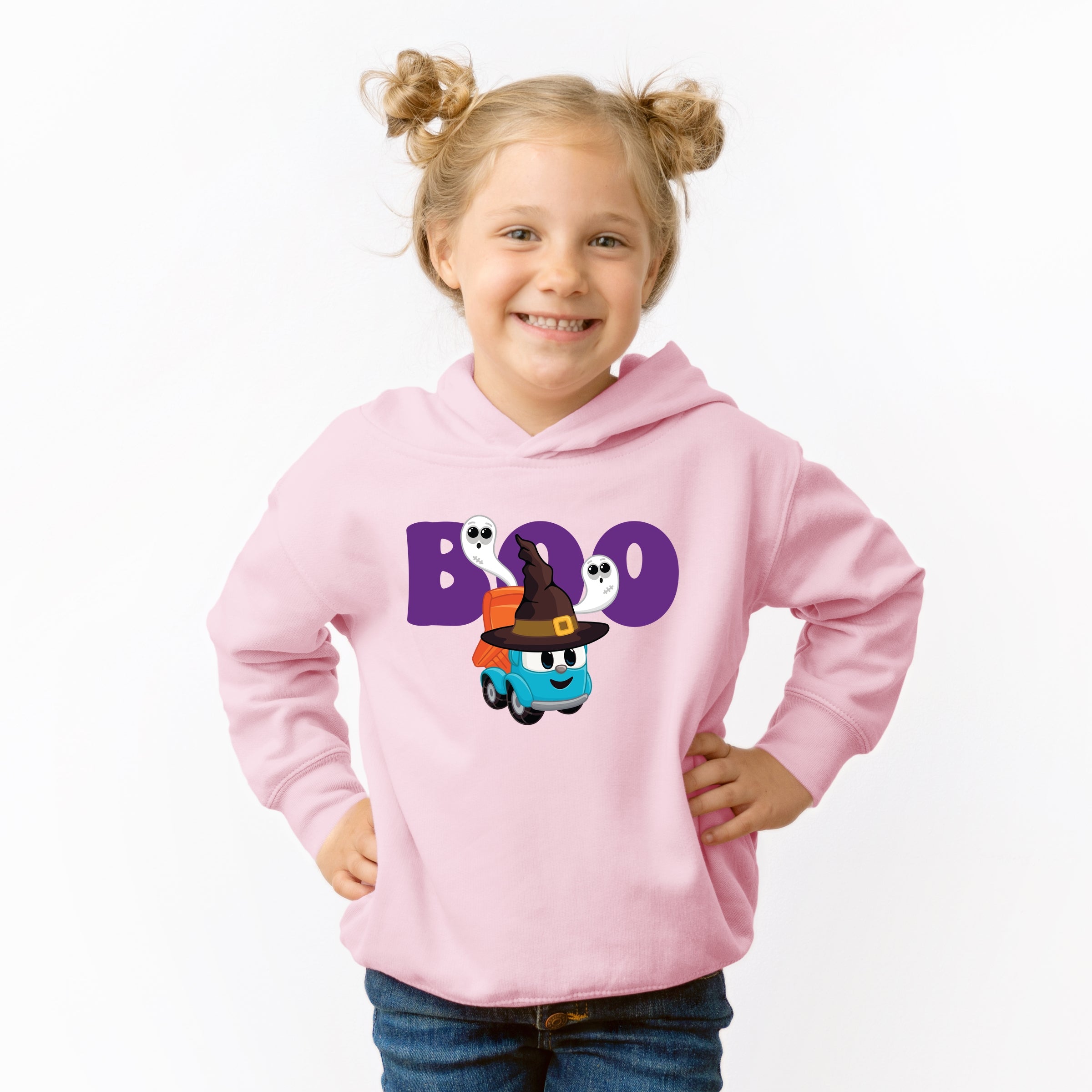 Leo the Truck Boo Wizard Hat - Toddler Hoodie