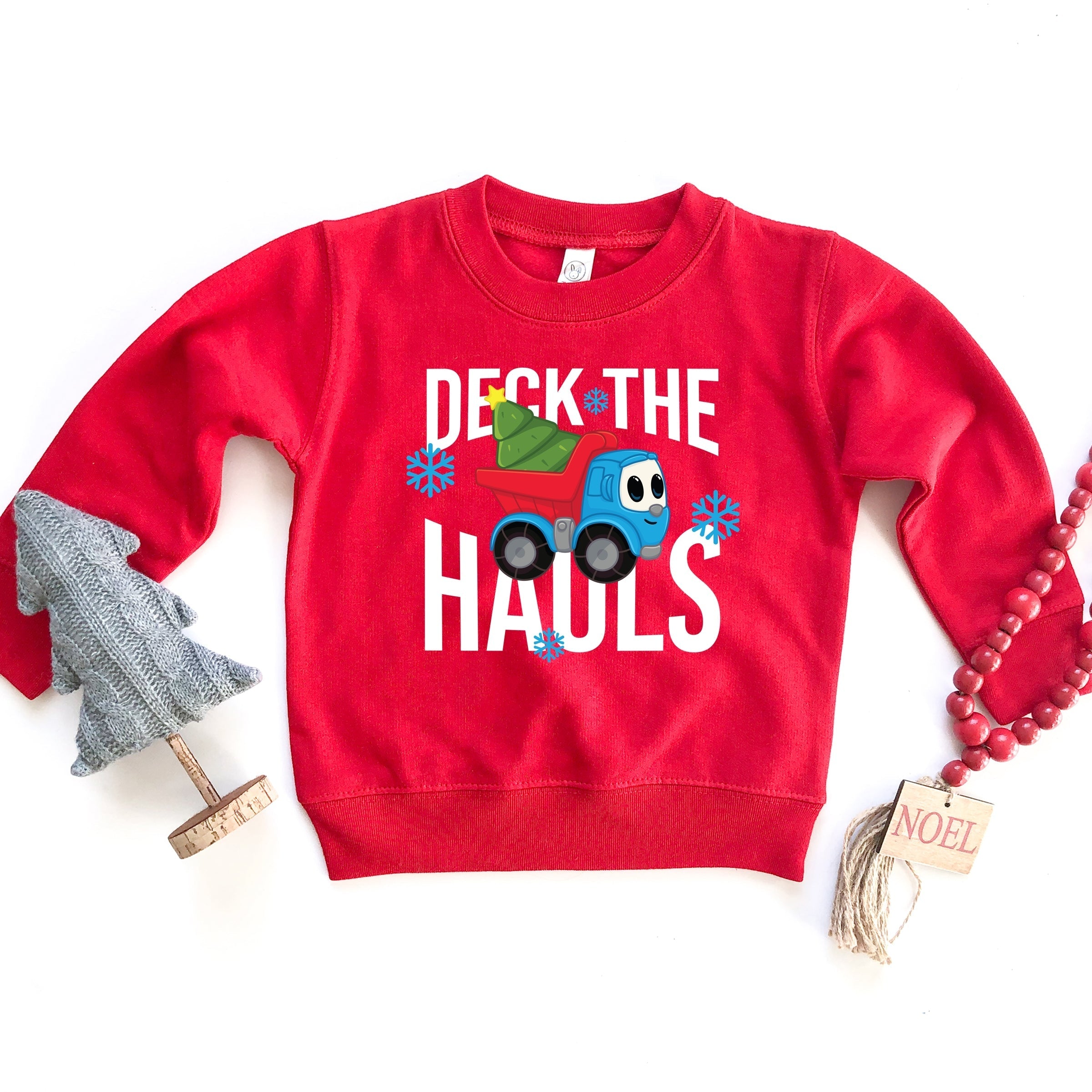 Leo the Truck Deck The Hauls - Toddler Graphic Sweatshirt