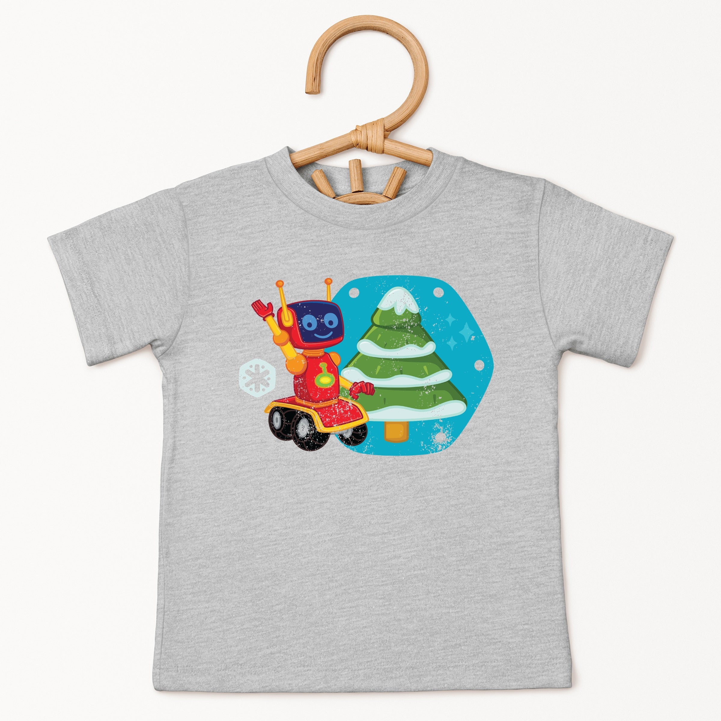 Leo the Truck Robot Holiday - Toddler Short Sleeve Tee