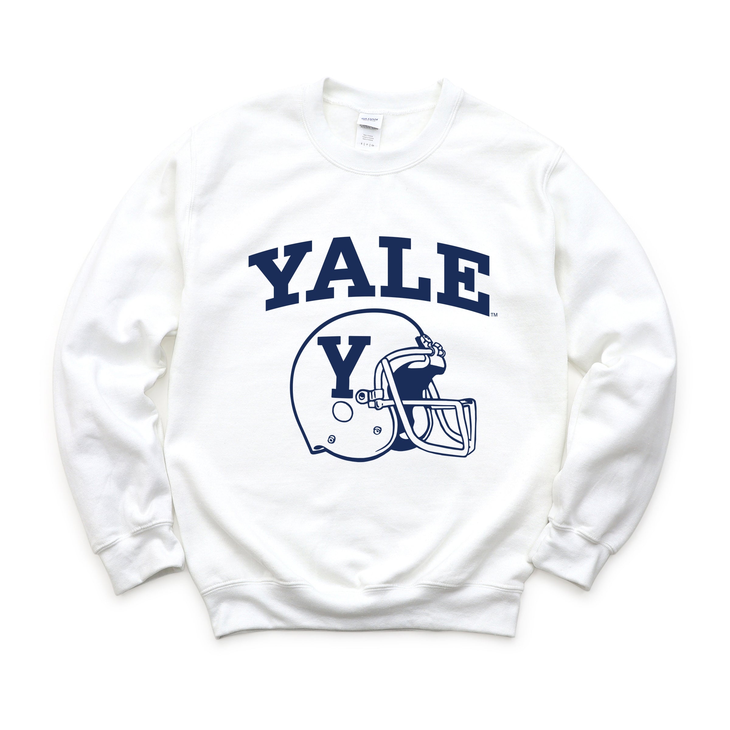 Yale Football Helmet - Women's Graphic Sweatshirt