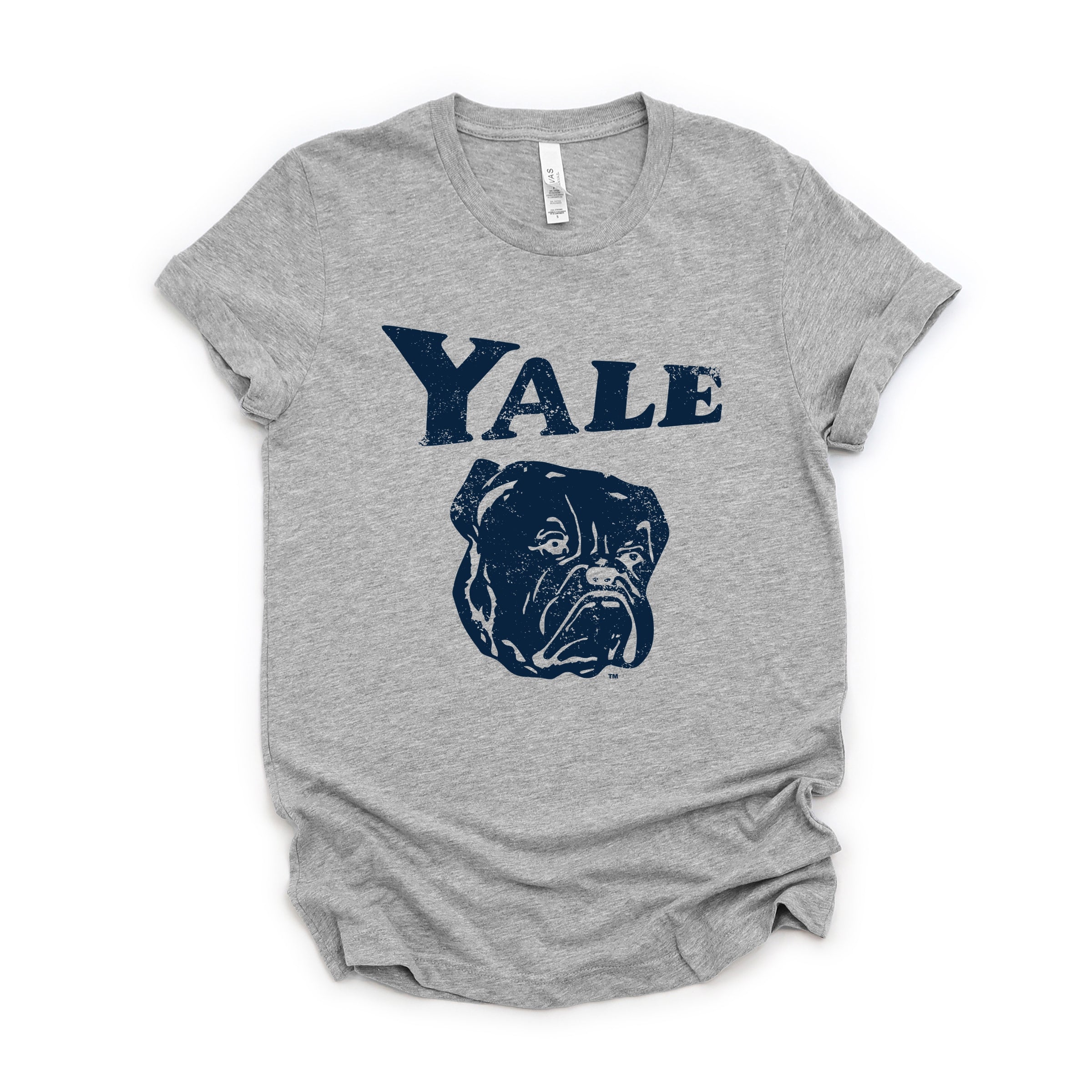 Yale Bulldog Distressed - Women's Short Sleeve Graphic T-Shirt