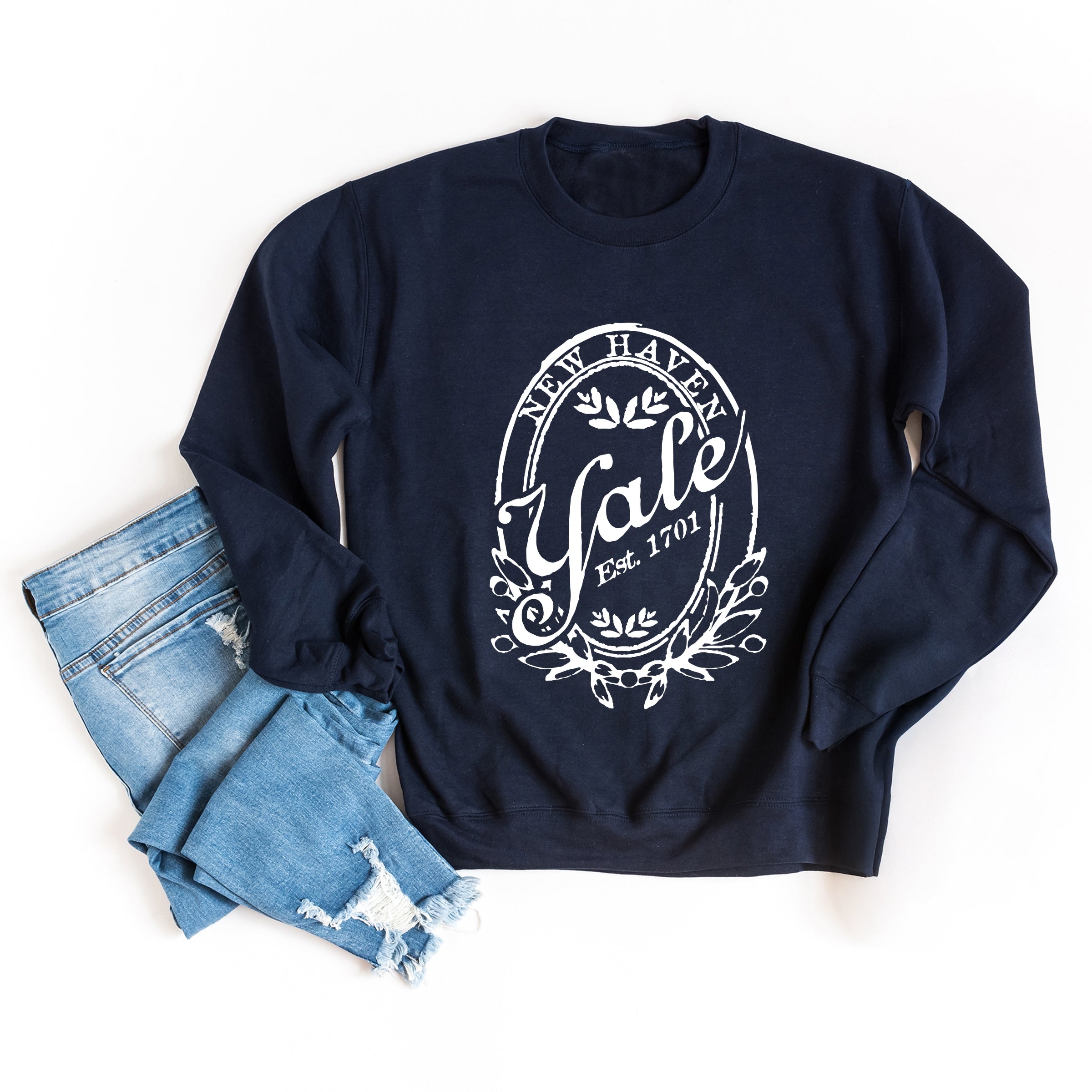 Yale New Haven Oval - Women's Graphic Sweatshirt