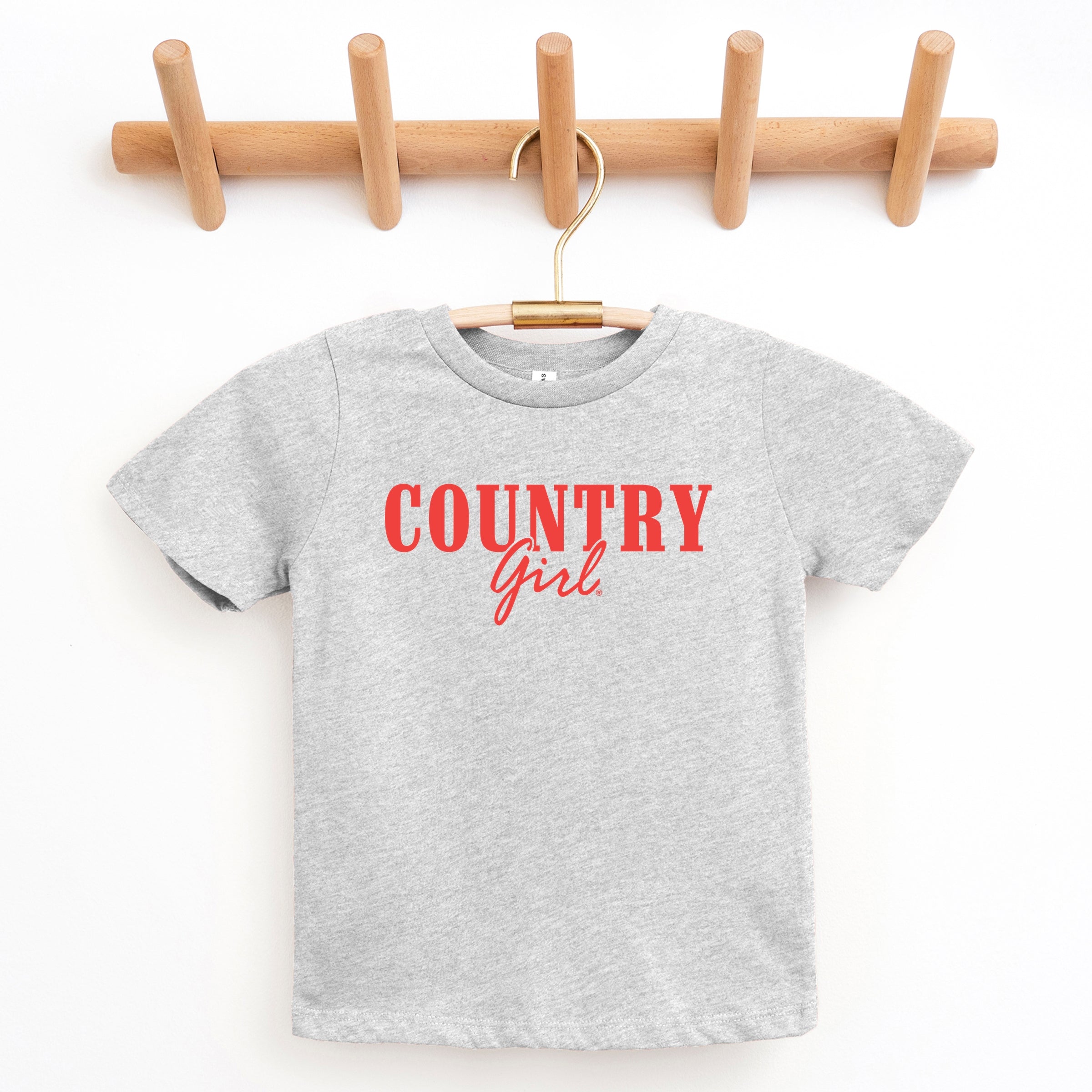 Country Girl Puff Print - Youth Short Sleeve Graphic T-Shirt