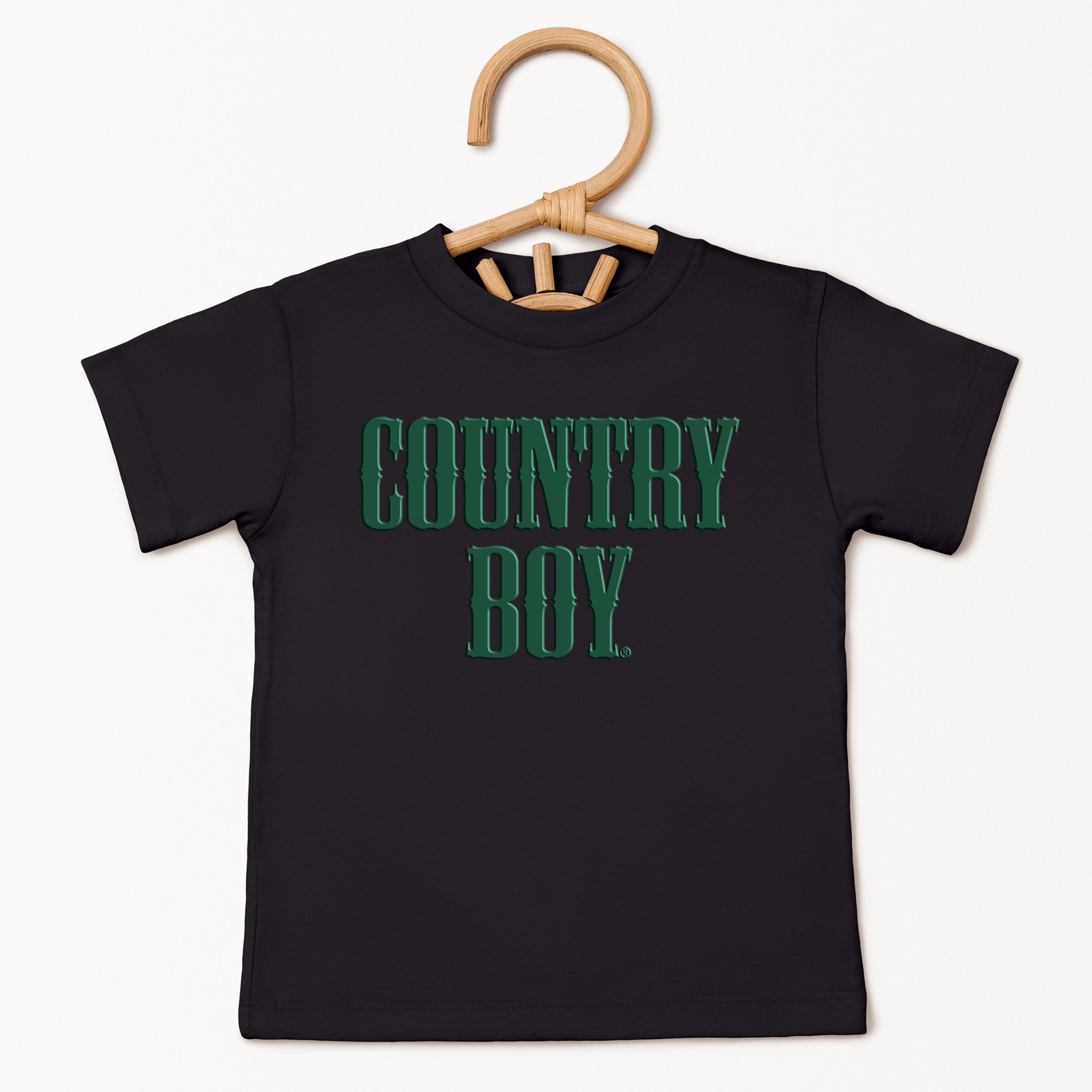 Country Boy Puff Print - Youth Short Sleeve Graphic T-Shirt and Toddler Short Sleeve Graphic T-Shirt