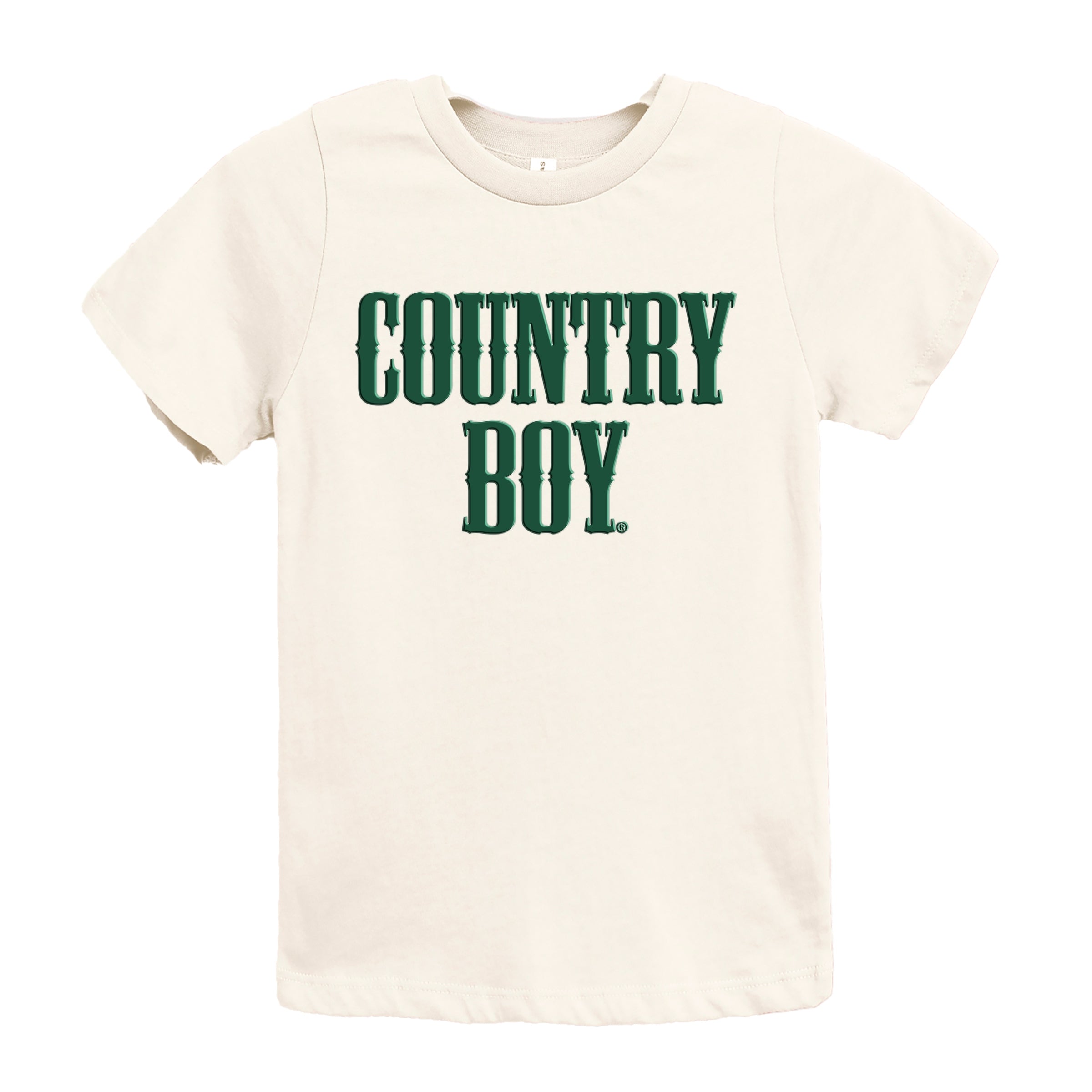 Country Boy Puff Print - Youth Short Sleeve Graphic T-Shirt and Toddler Short Sleeve Graphic T-Shirt