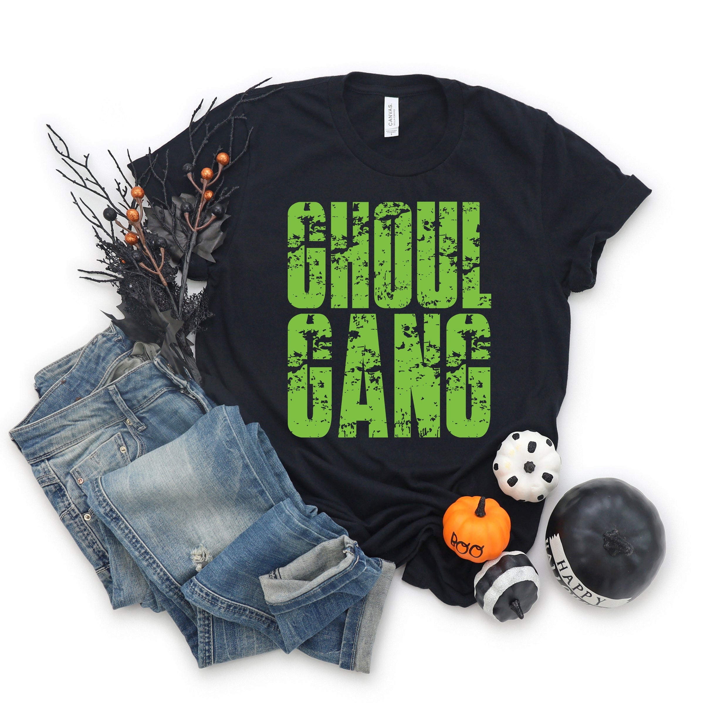 Ghoul Gang Block Distressed - Women's Short Sleeve Graphic T-Shirt