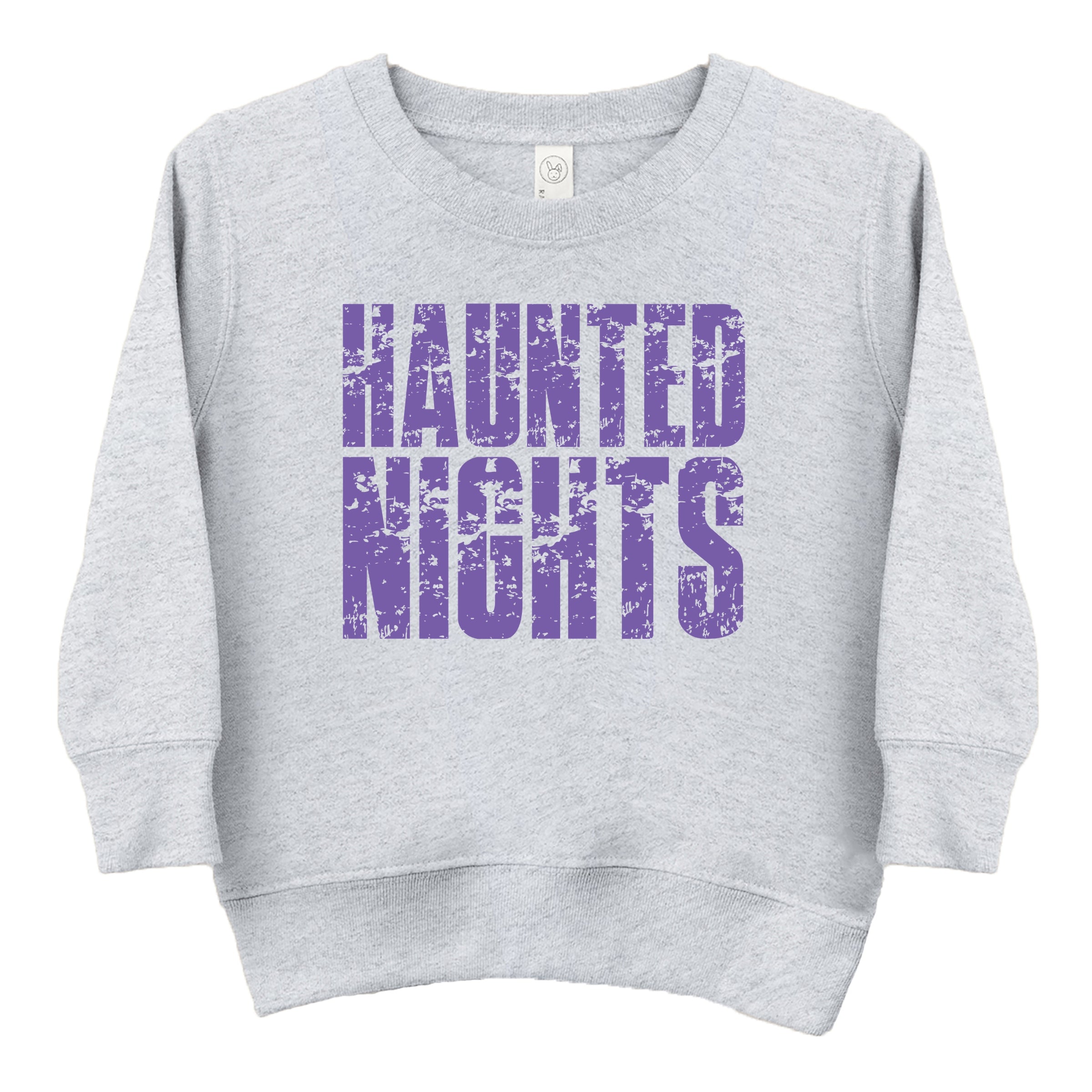 Haunted Nights Block Distressed - Toddler Graphic Sweatshirt