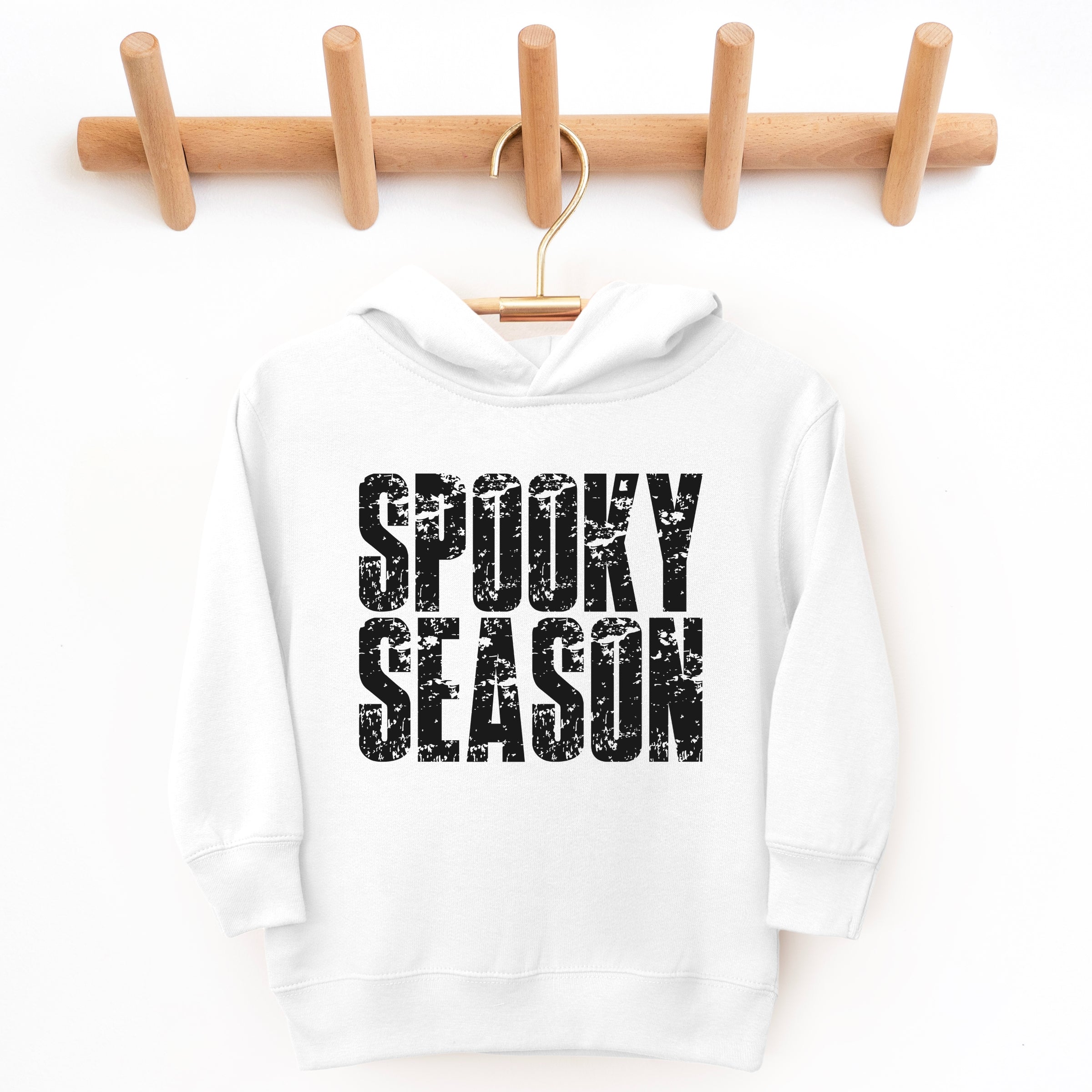 Spooky Season Block Distressed - Toddler Hoodie