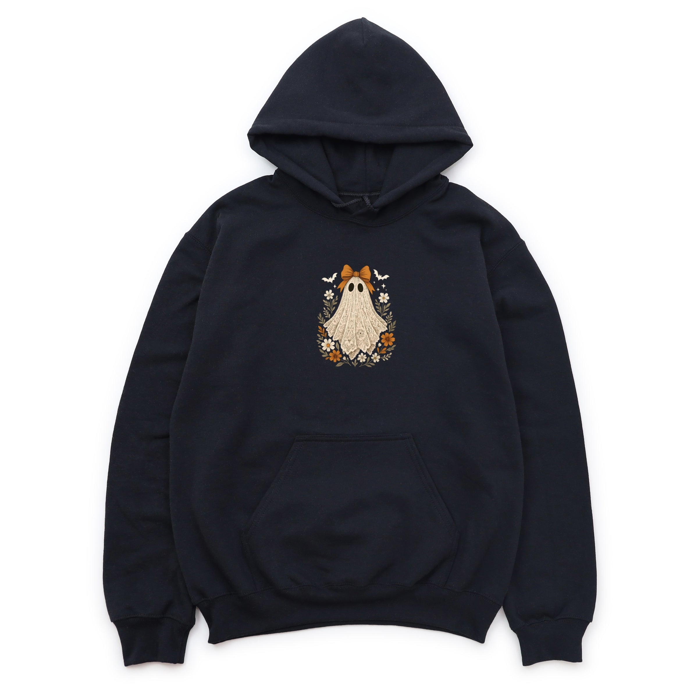 Coquette Lace Ghost - Women's Graphic Hoodie