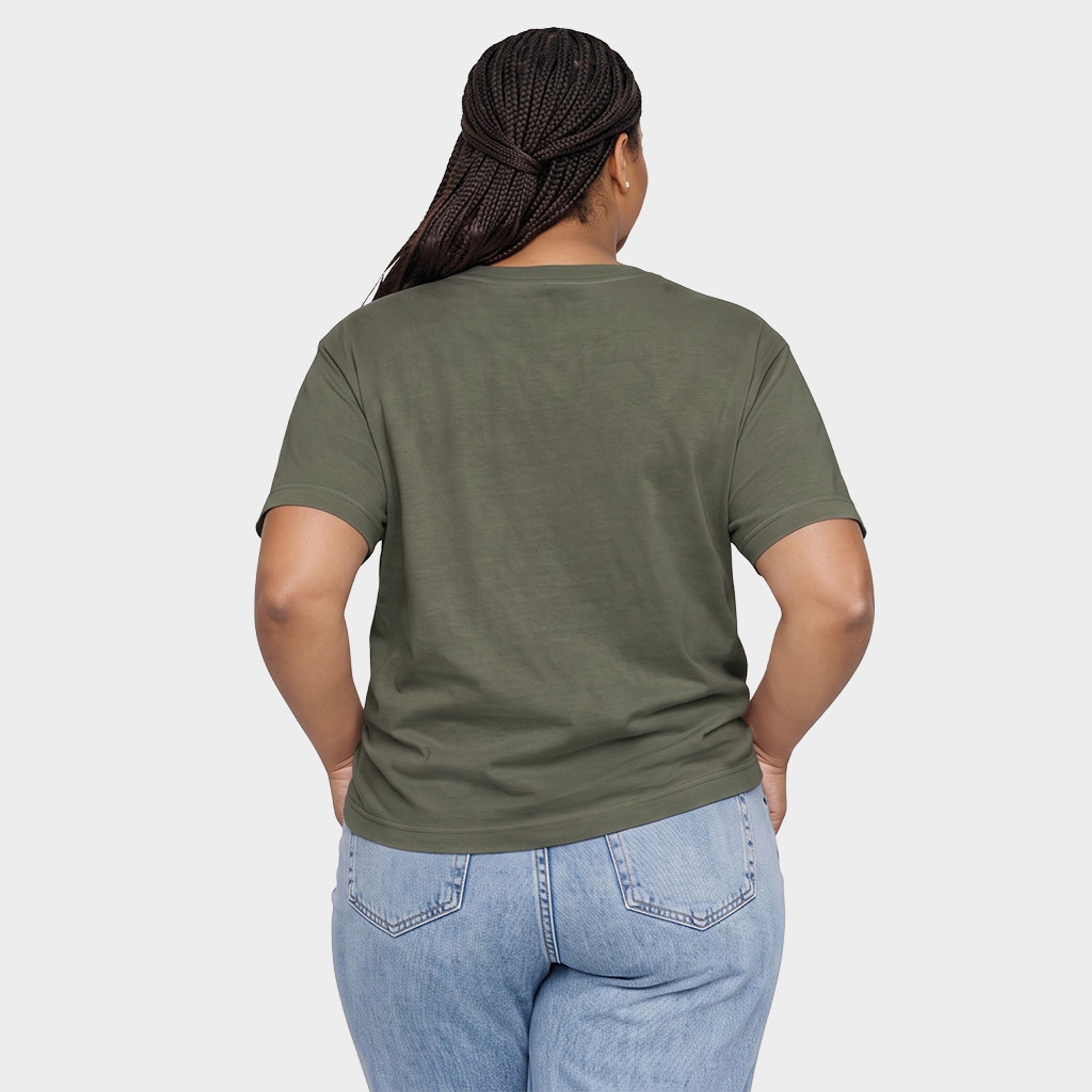 Scary and Sweet Geese - Women's Plus Sized Garment Dyed Graphic T-Shirt
