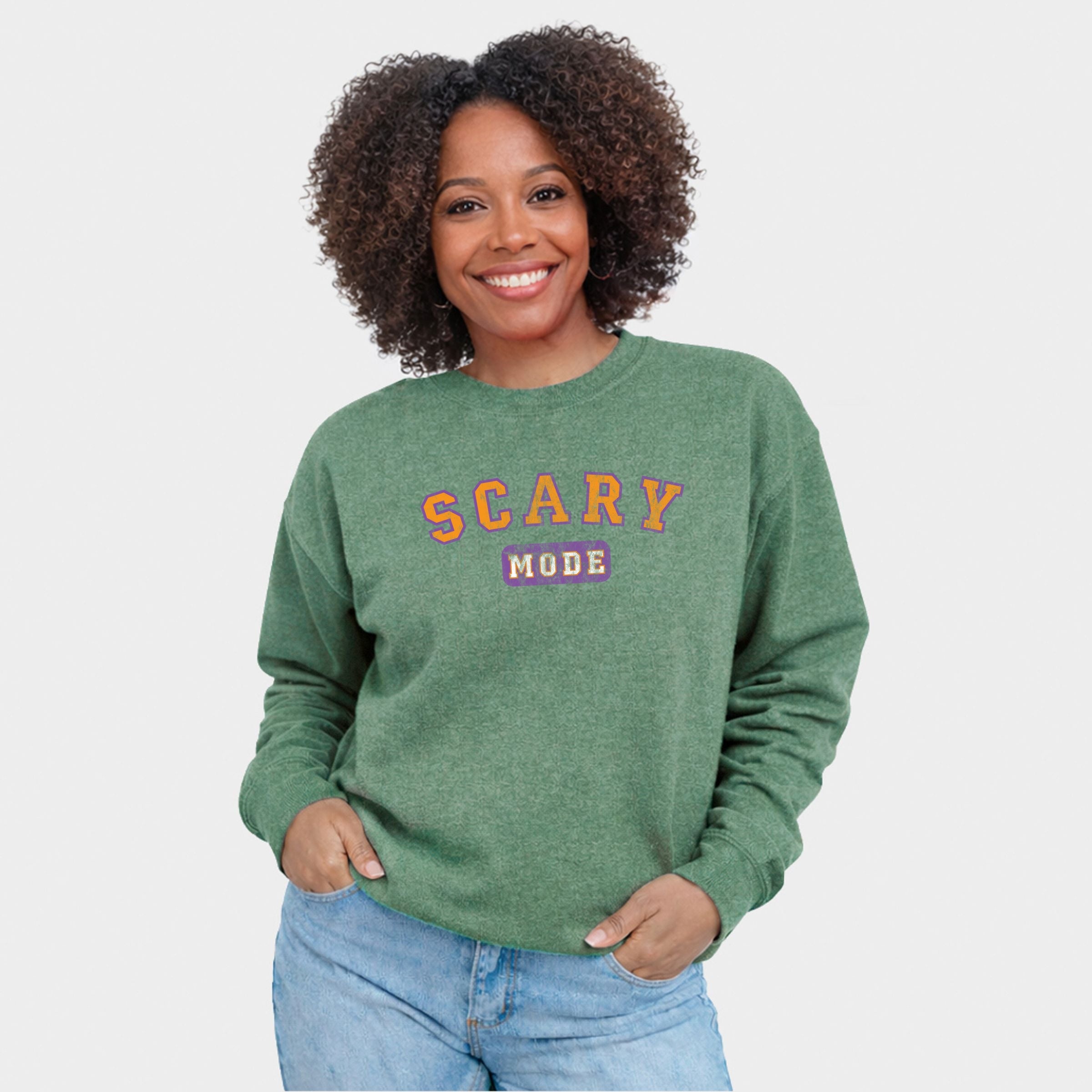 Scary Mode - Women's Graphic Sweatshirt