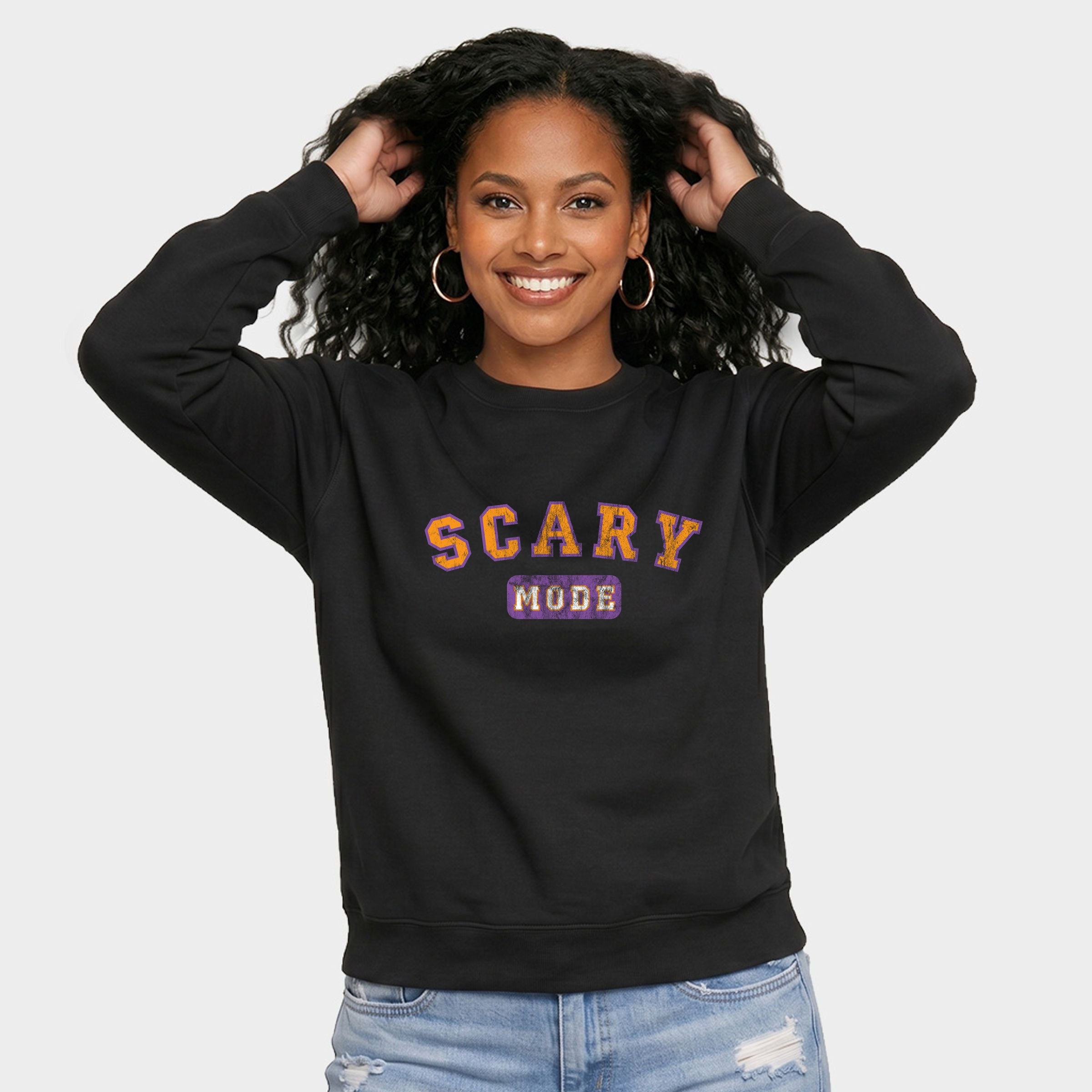 Scary Mode - Women's Graphic Sweatshirt