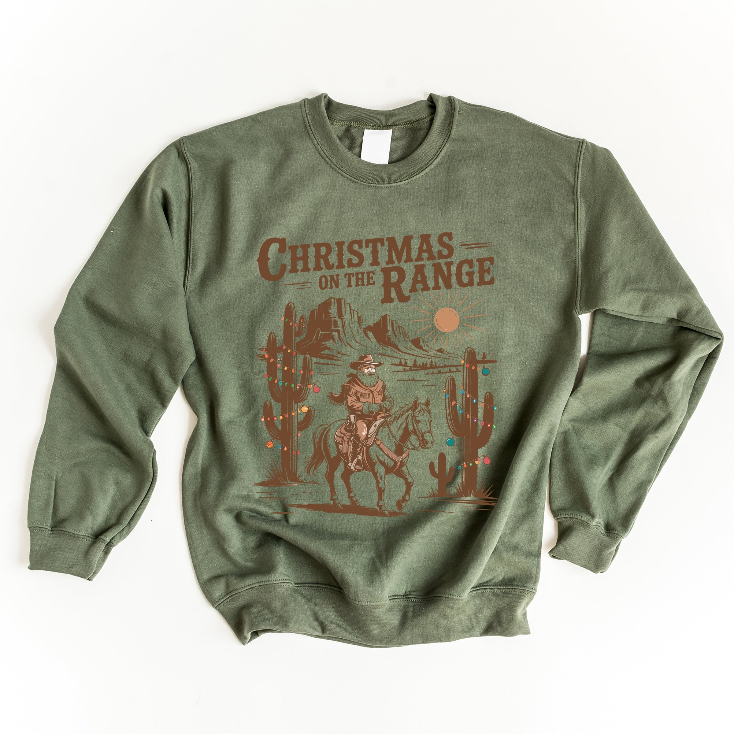Christmas on the Range - Women's Graphic Sweatshirt