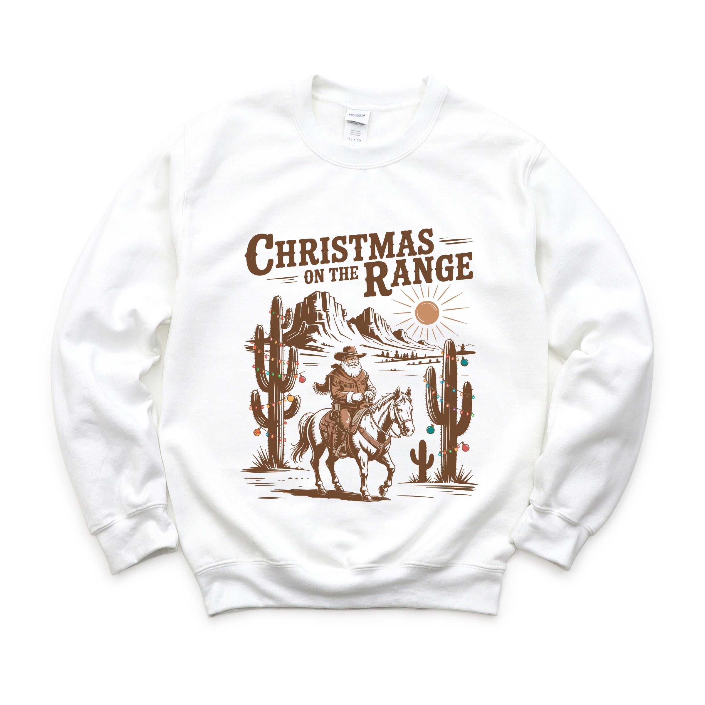 Christmas on the Range - Women's Graphic Sweatshirt