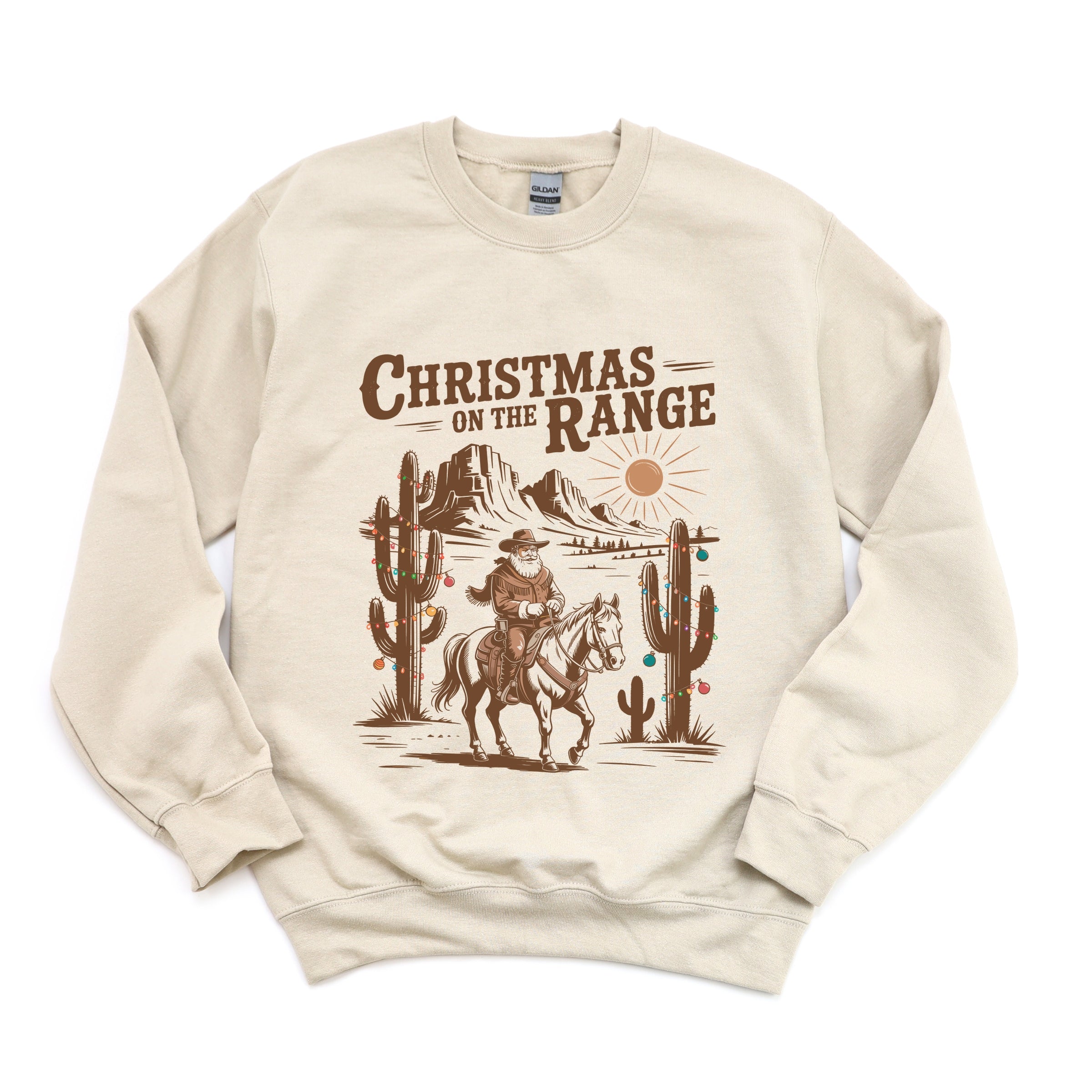 Christmas on the Range - Women's Graphic Sweatshirt