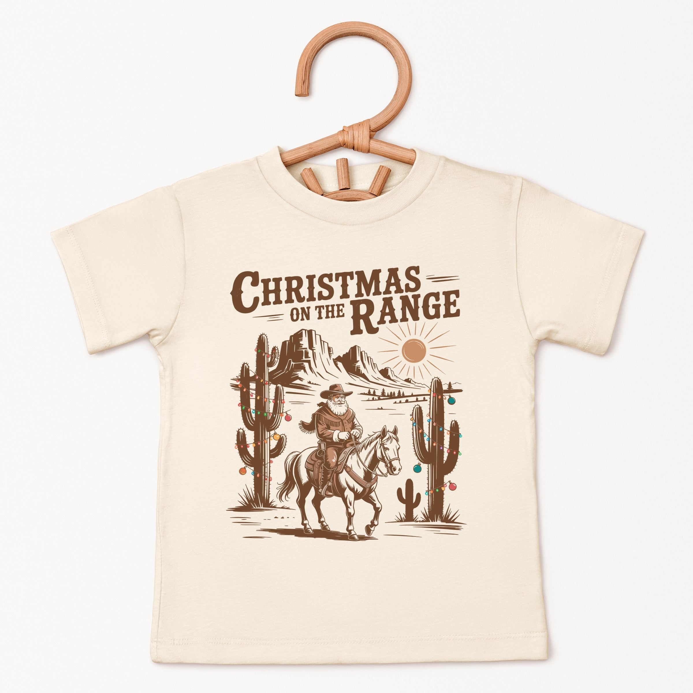 Christmas on the Range - Youth Short Sleeve Graphic T-Shirt and Toddler Short Sleeve Graphic T-Shirt