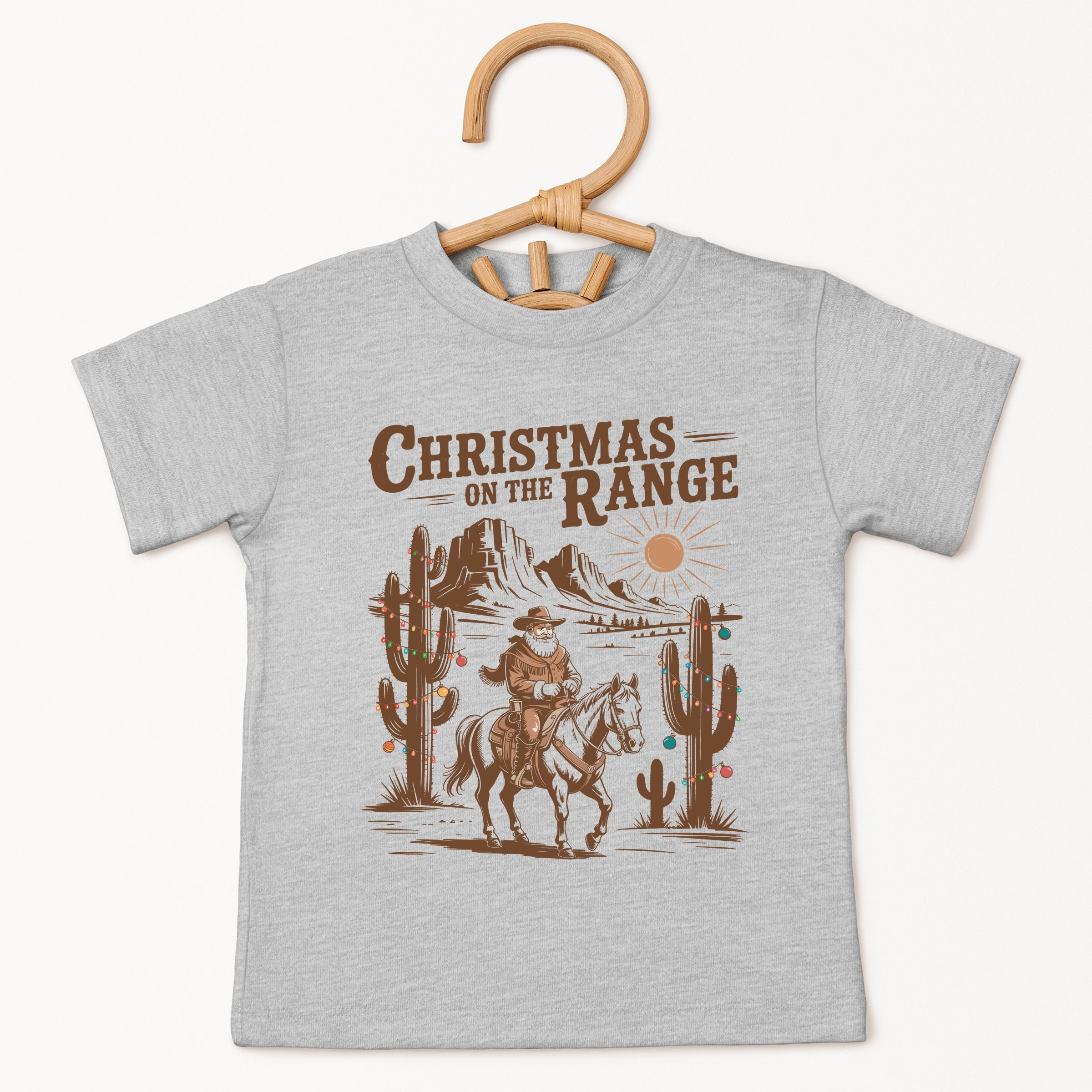 Christmas on the Range - Youth Short Sleeve Graphic T-Shirt and Toddler Short Sleeve Graphic T-Shirt