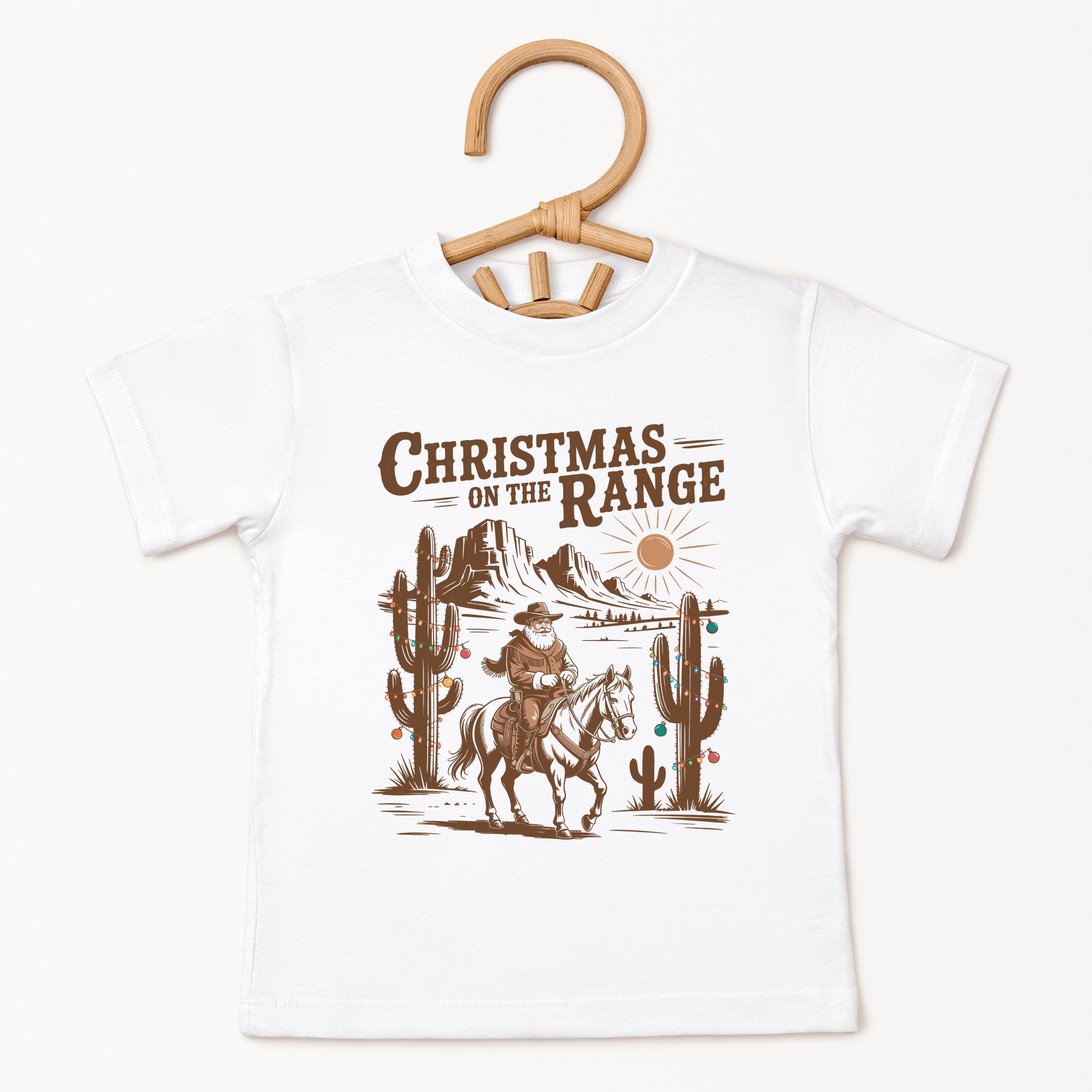 Christmas on the Range - Youth Short Sleeve Graphic T-Shirt and Toddler Short Sleeve Graphic T-Shirt