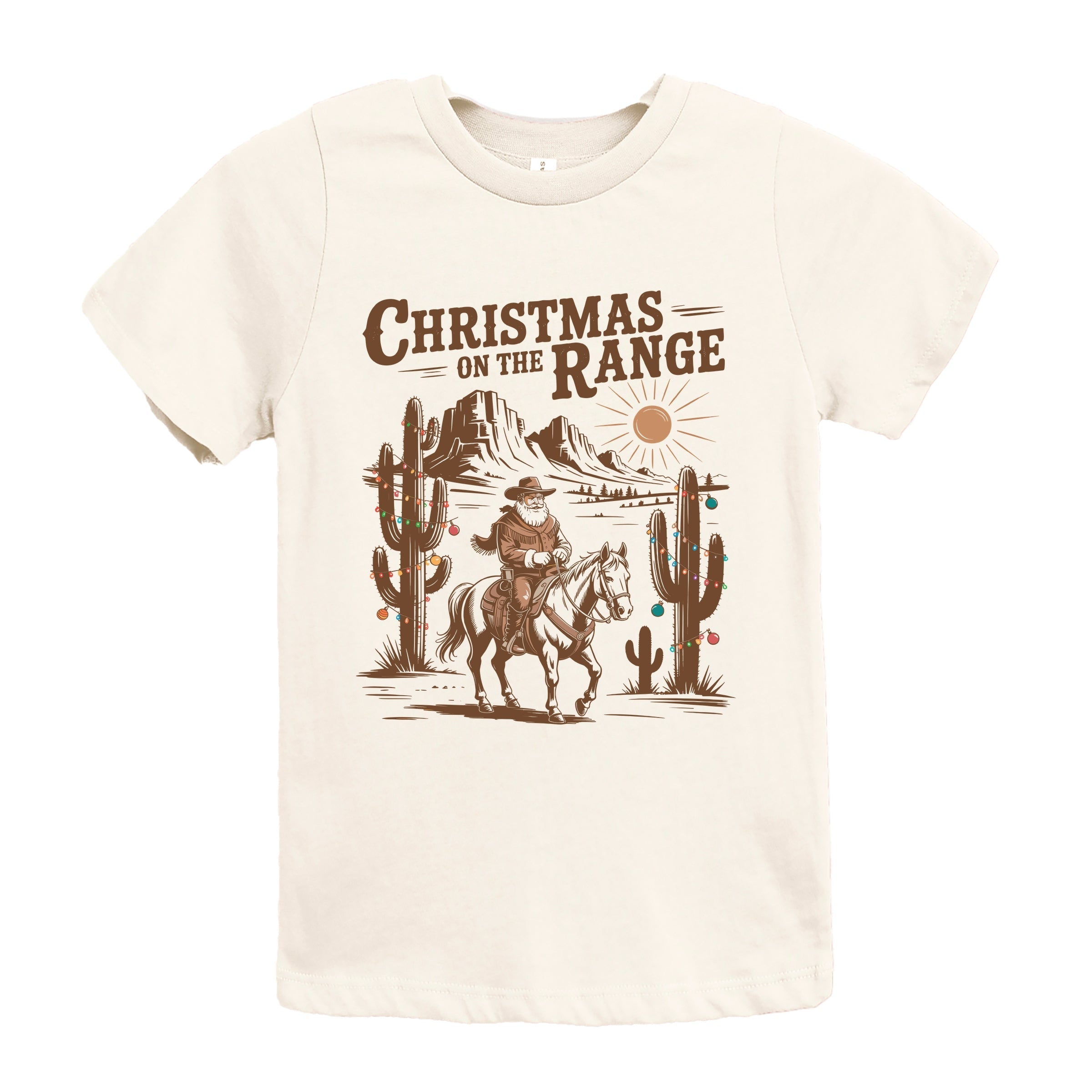 Christmas on the Range - Youth Short Sleeve Graphic T-Shirt and Toddler Short Sleeve Graphic T-Shirt