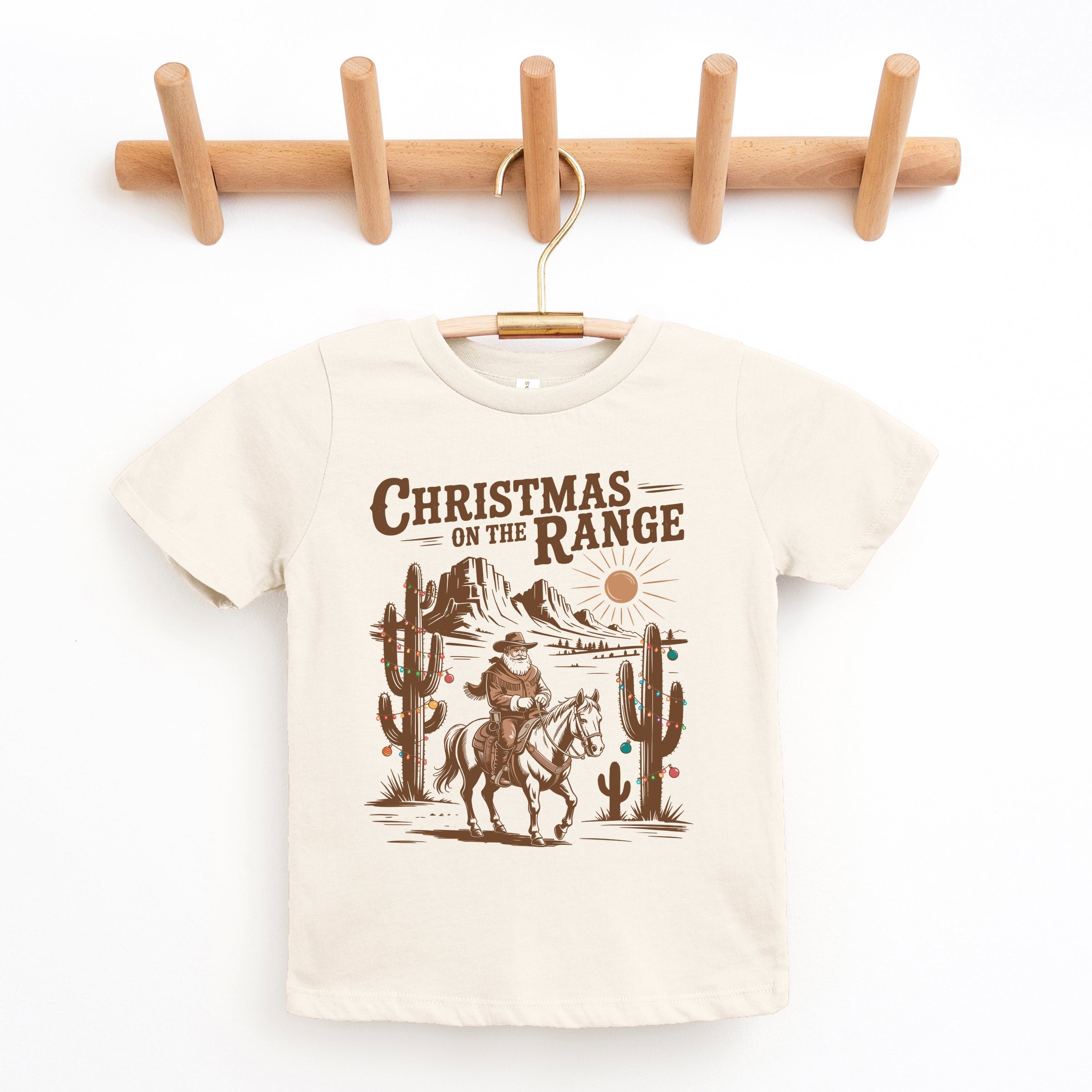 Christmas on the Range - Youth Short Sleeve Graphic T-Shirt and Toddler Short Sleeve Graphic T-Shirt