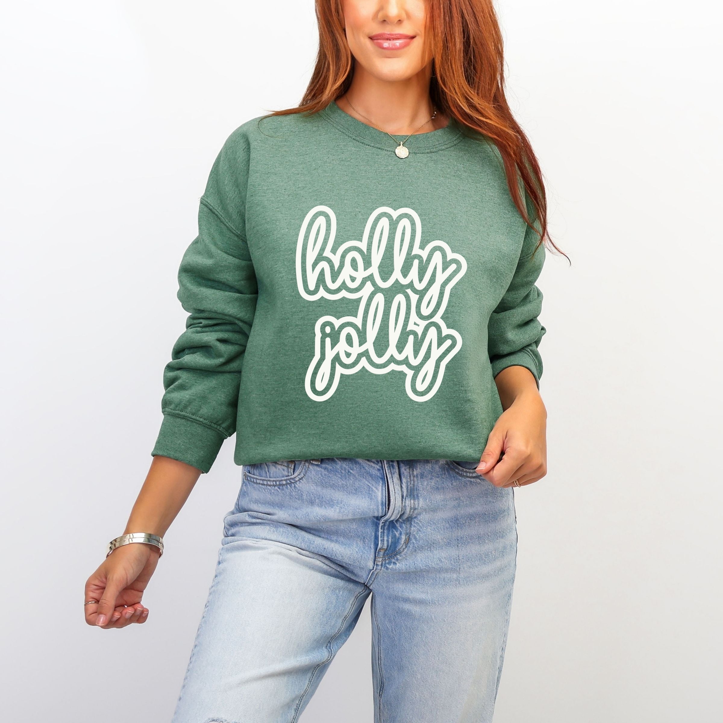 26520WPU_F-SWT Heather Green