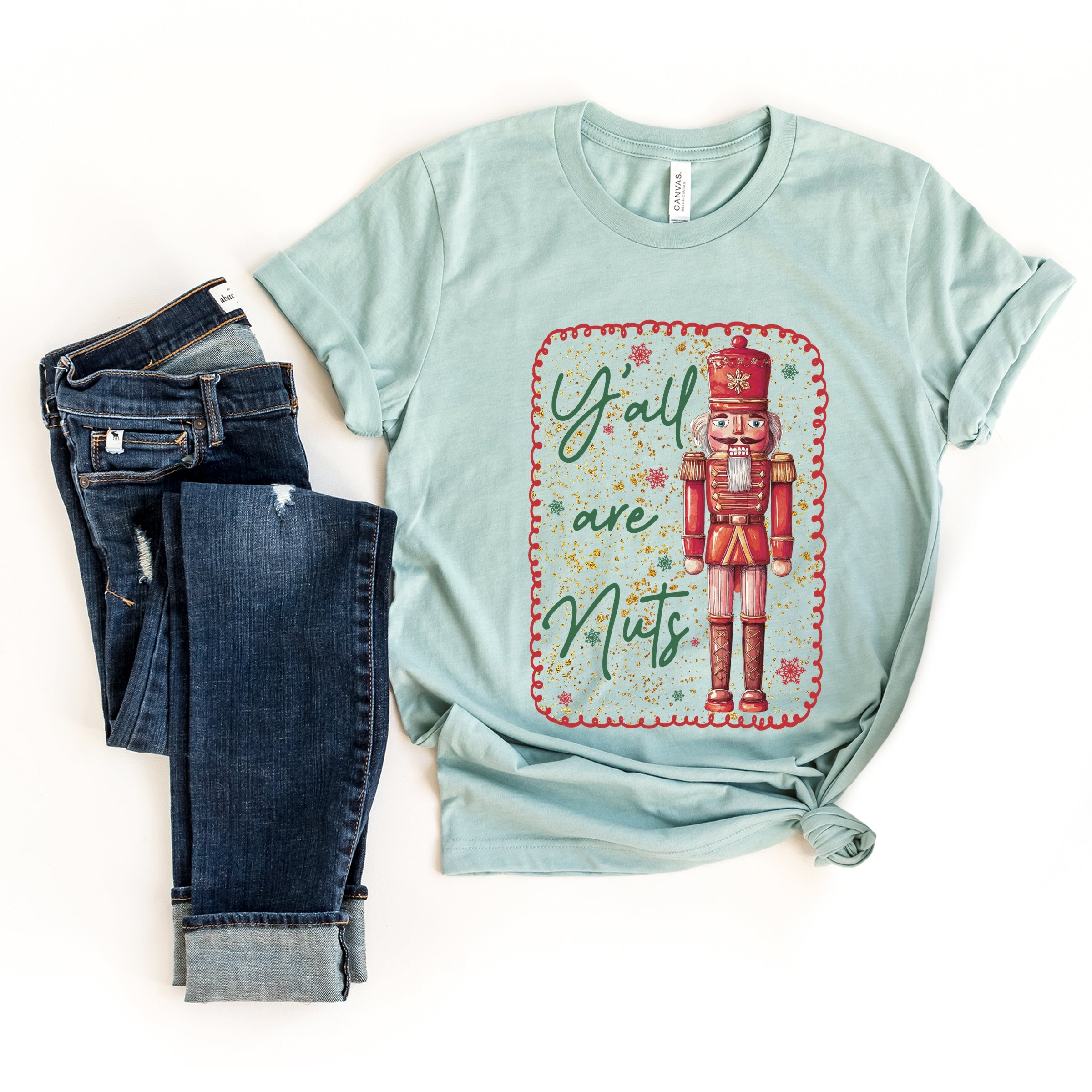 Y'all Are Nuts Nutcracker - Women's Short Sleeve Graphic T-Shirt