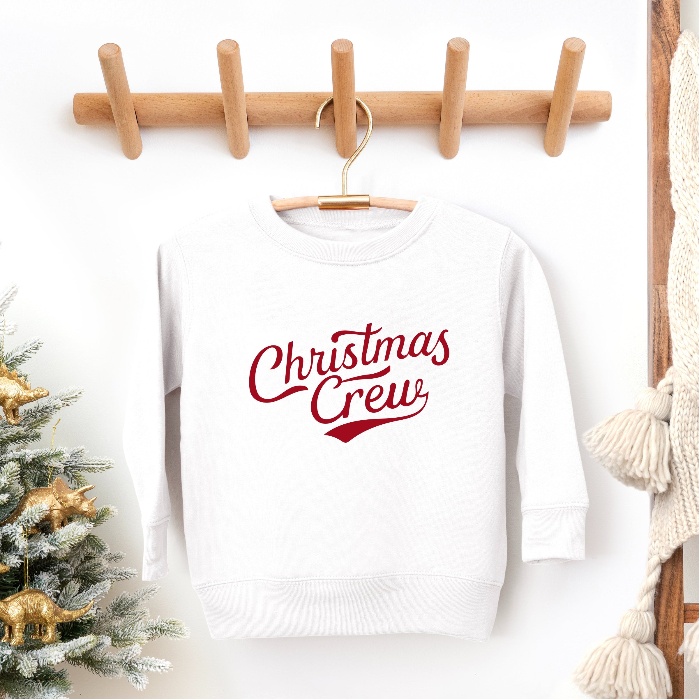 Christmas Crew Cursive - Toddler Graphic Sweatshirt