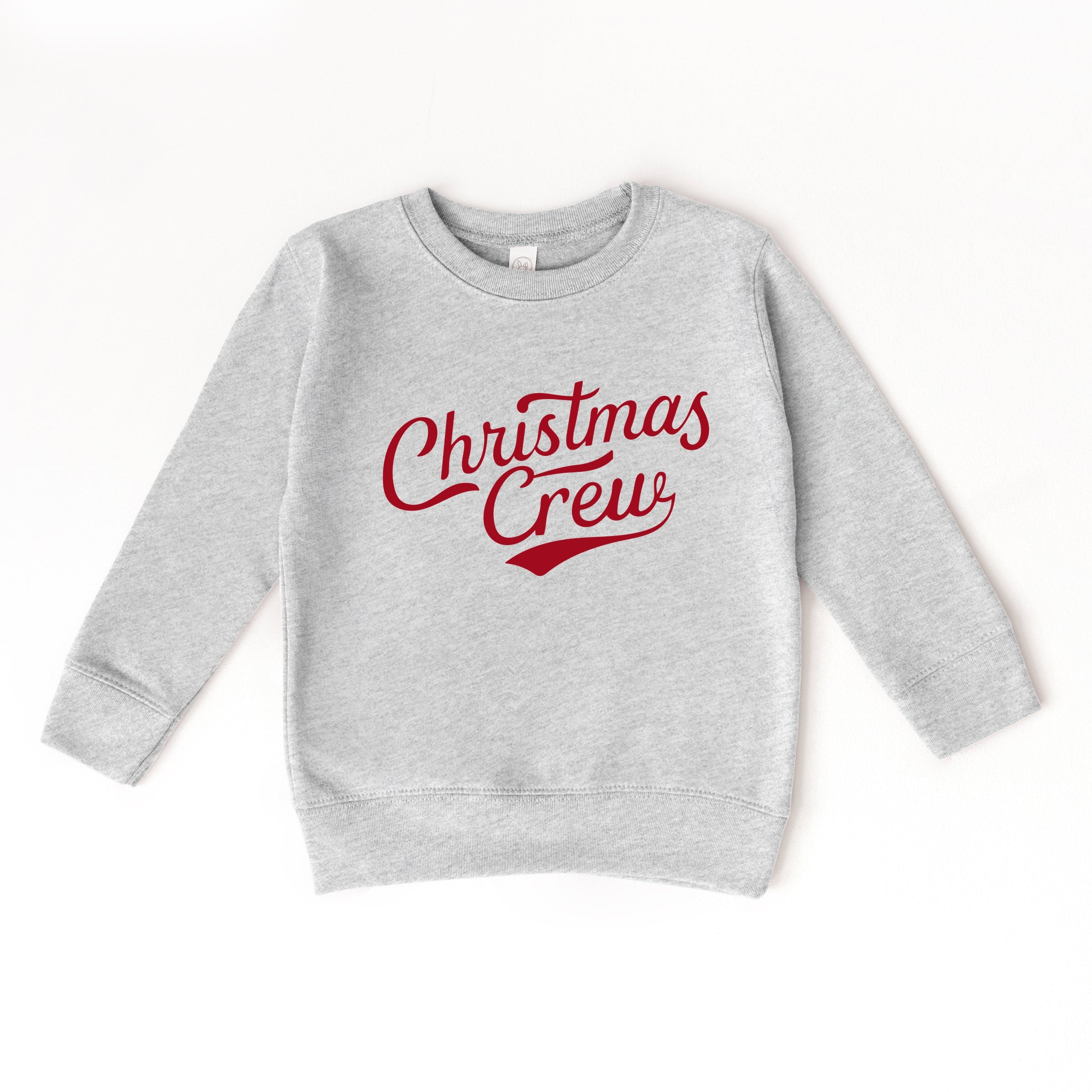 Christmas Crew Cursive - Toddler Graphic Sweatshirt