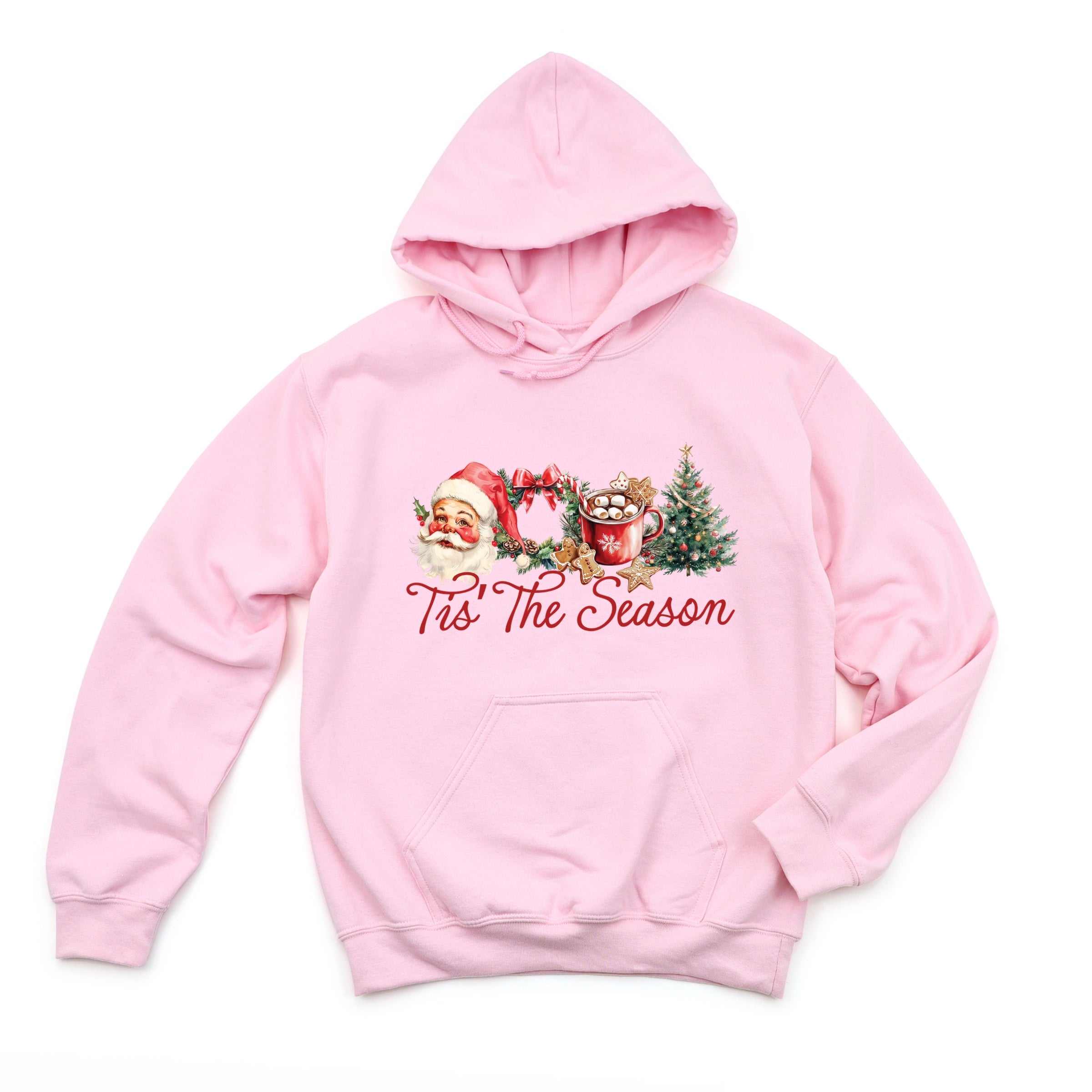 Tis' The Season Watercolor - Women's Graphic Hoodie
