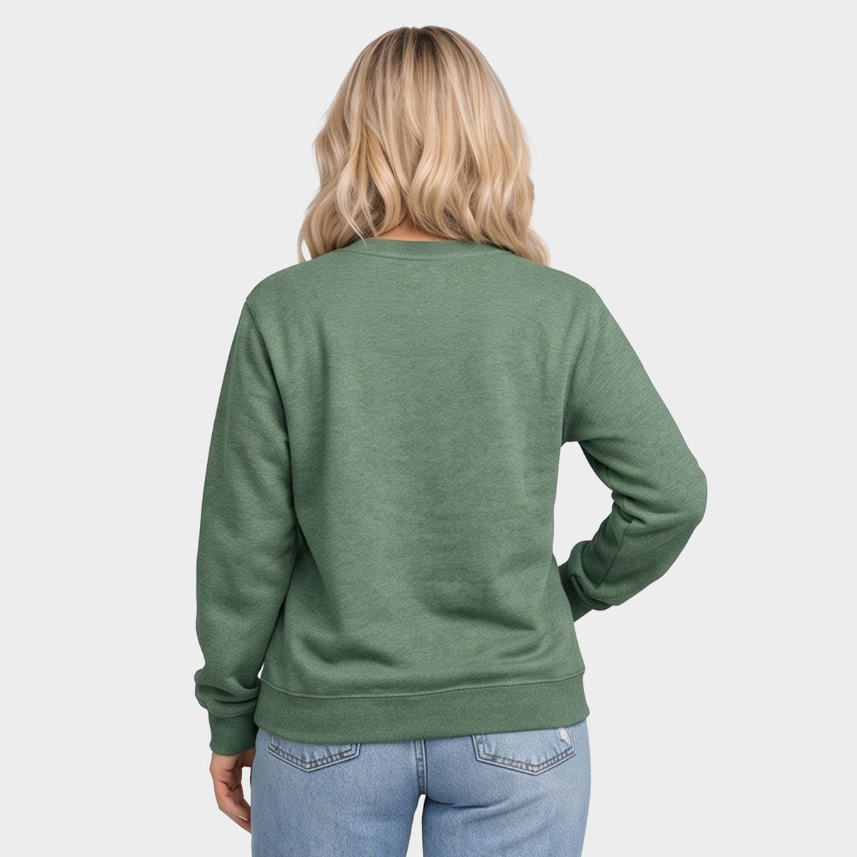 26588RED_F-SWT Heather Green