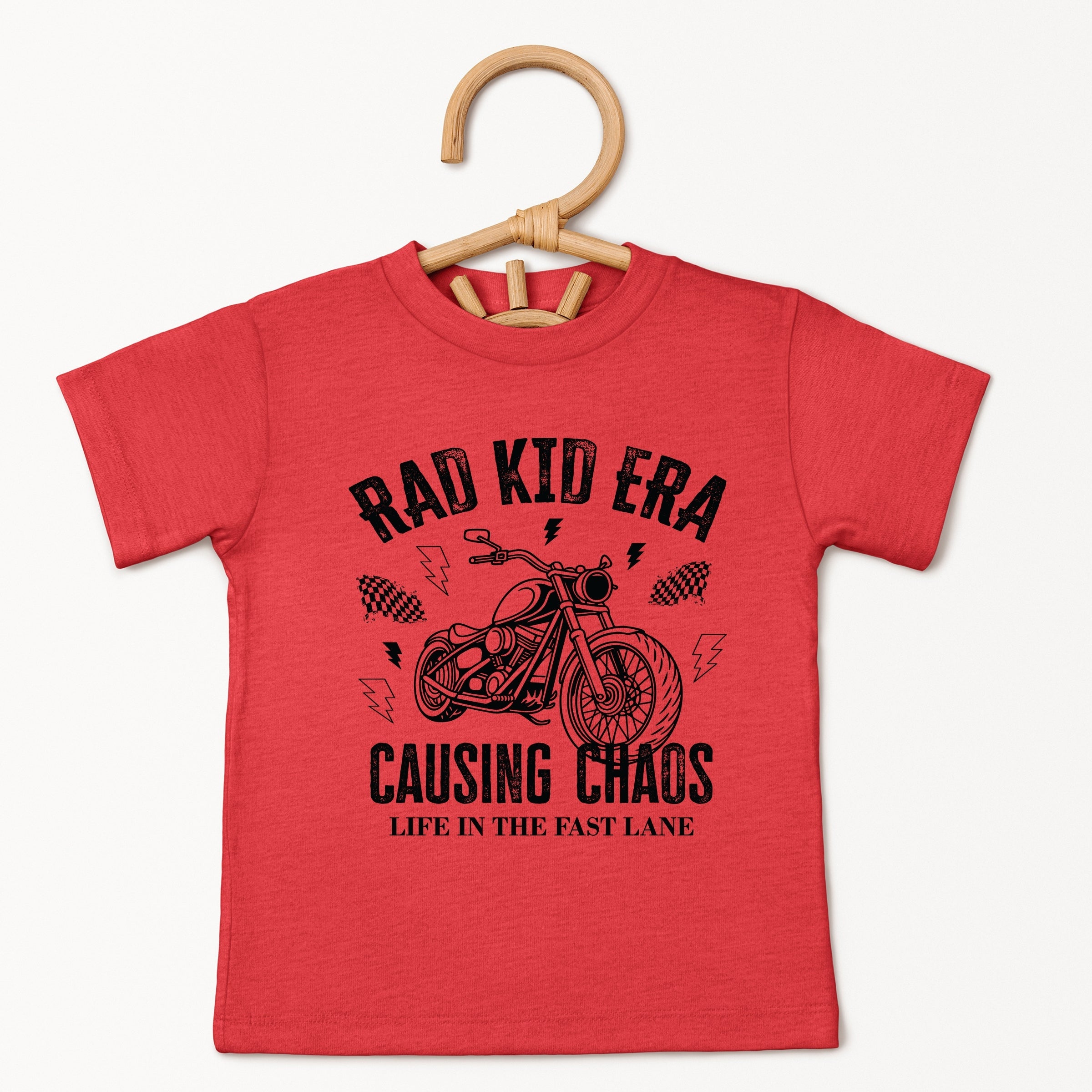 Rad Kid Era Causing Chaos - Youth Short Sleeve Graphic T-Shirt and Toddler Short Sleeve Graphic T-Shirt