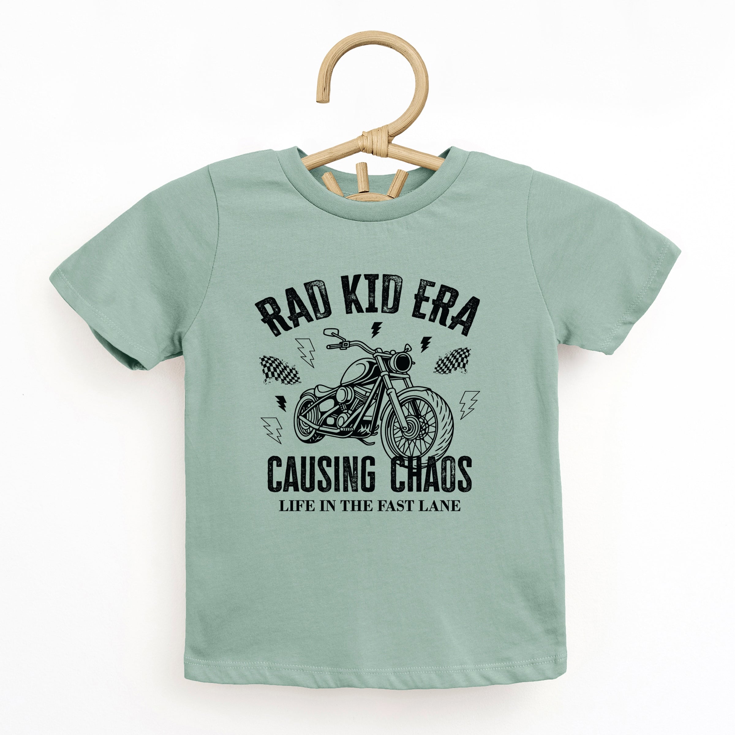 Rad Kid Era Causing Chaos - Youth Short Sleeve Graphic T-Shirt and Toddler Short Sleeve Graphic T-Shirt